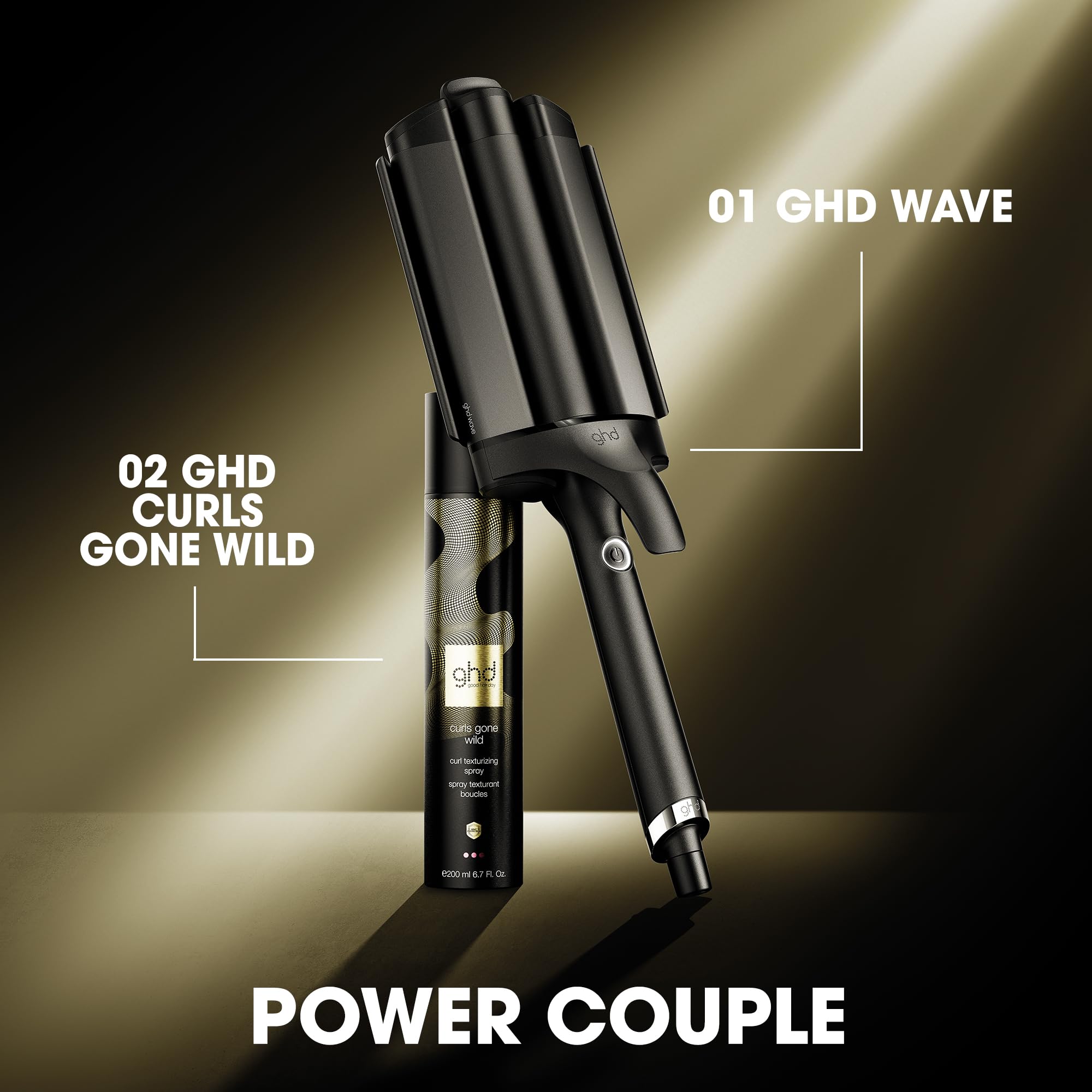 ghd Wave Triple Barrel Waver in Black for Quick, Loose Beach Waves 7