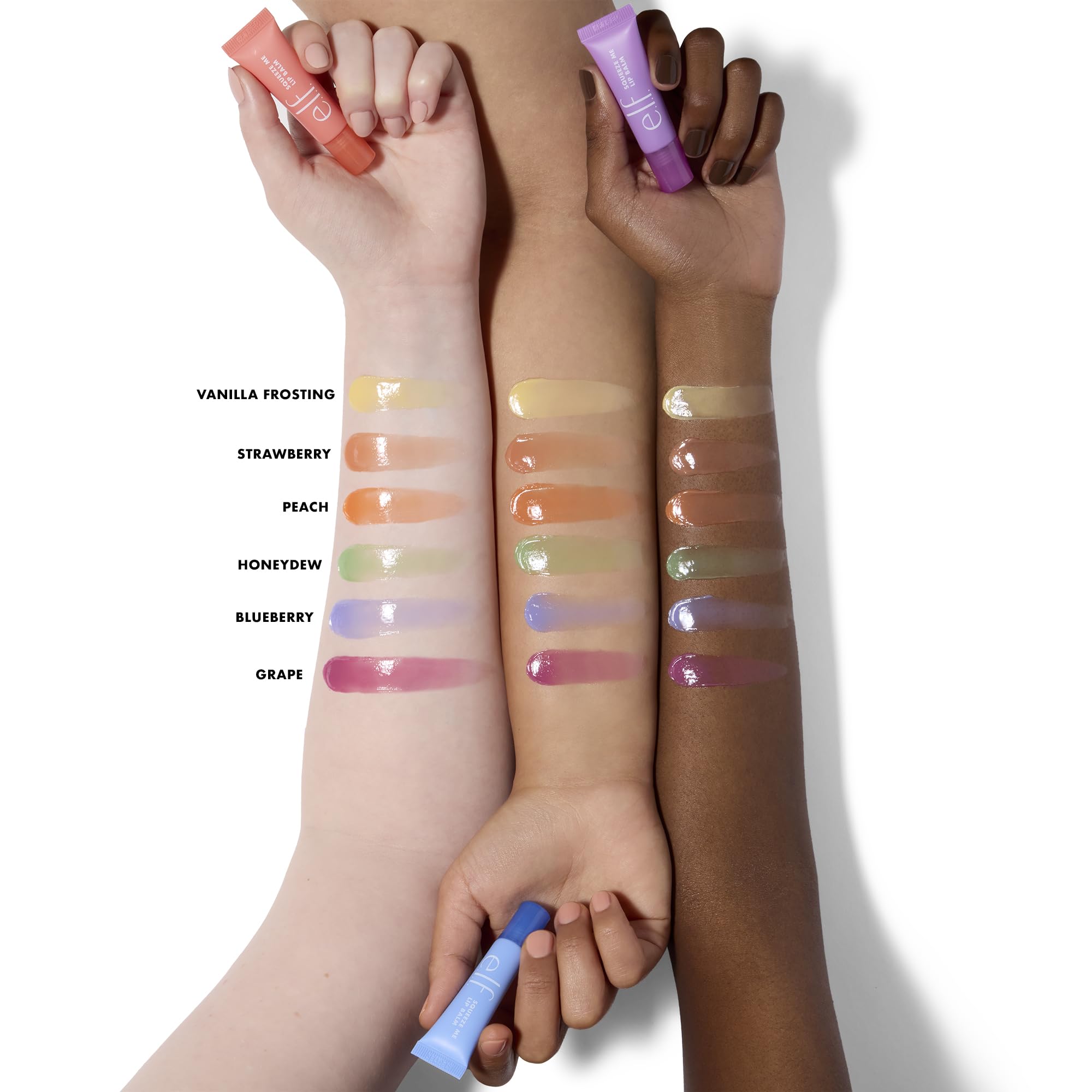 e.l.f. Squeeze Me Moisturising Lip Balm with Hyaluronic Acid for Sheer Color 4