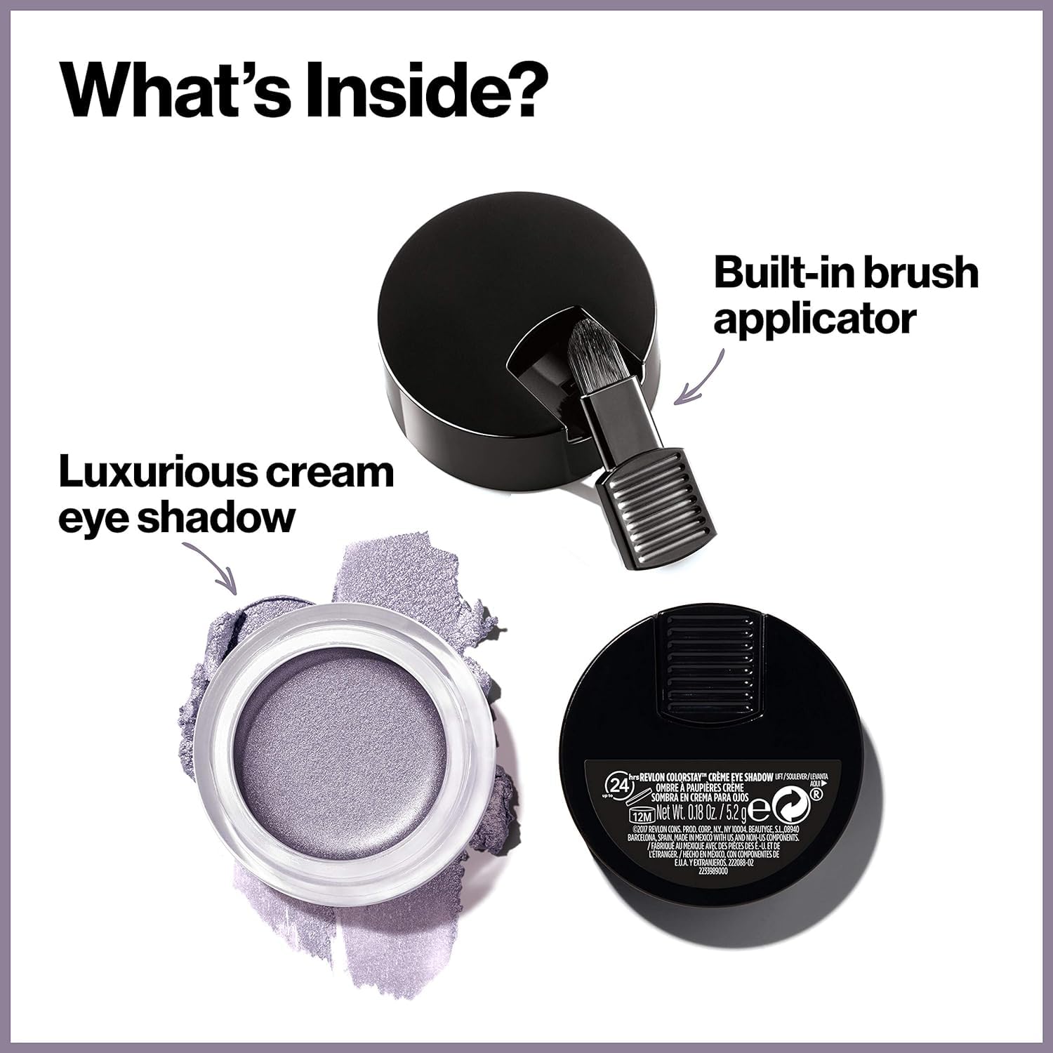 Revlon ColorStay Creme Eye Shadow - Longwear Blendable Matte & Shimmer Finish 3