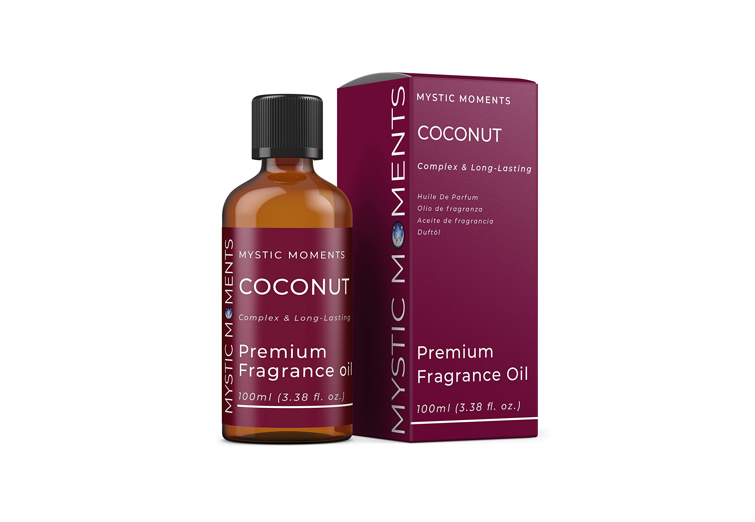 Mystic Moments Coconut Fragrance Oil - 100ml - Rich Scent for Soaps, Candles & Care Items