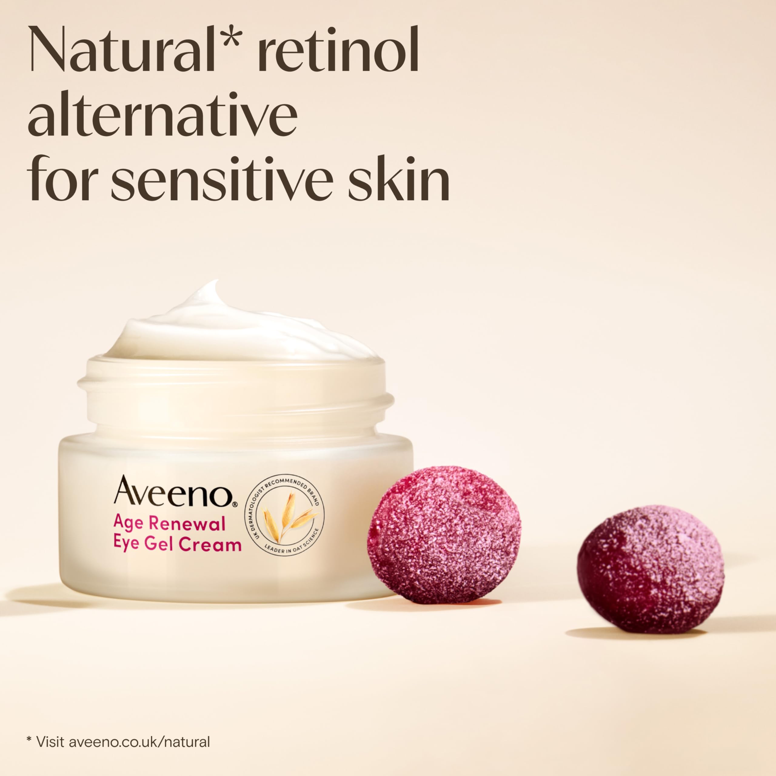 AVEENO Gesichtsverjüngungs-Augengelcreme (1 x 15 ml), Hafer + Retinol-Alternative 3