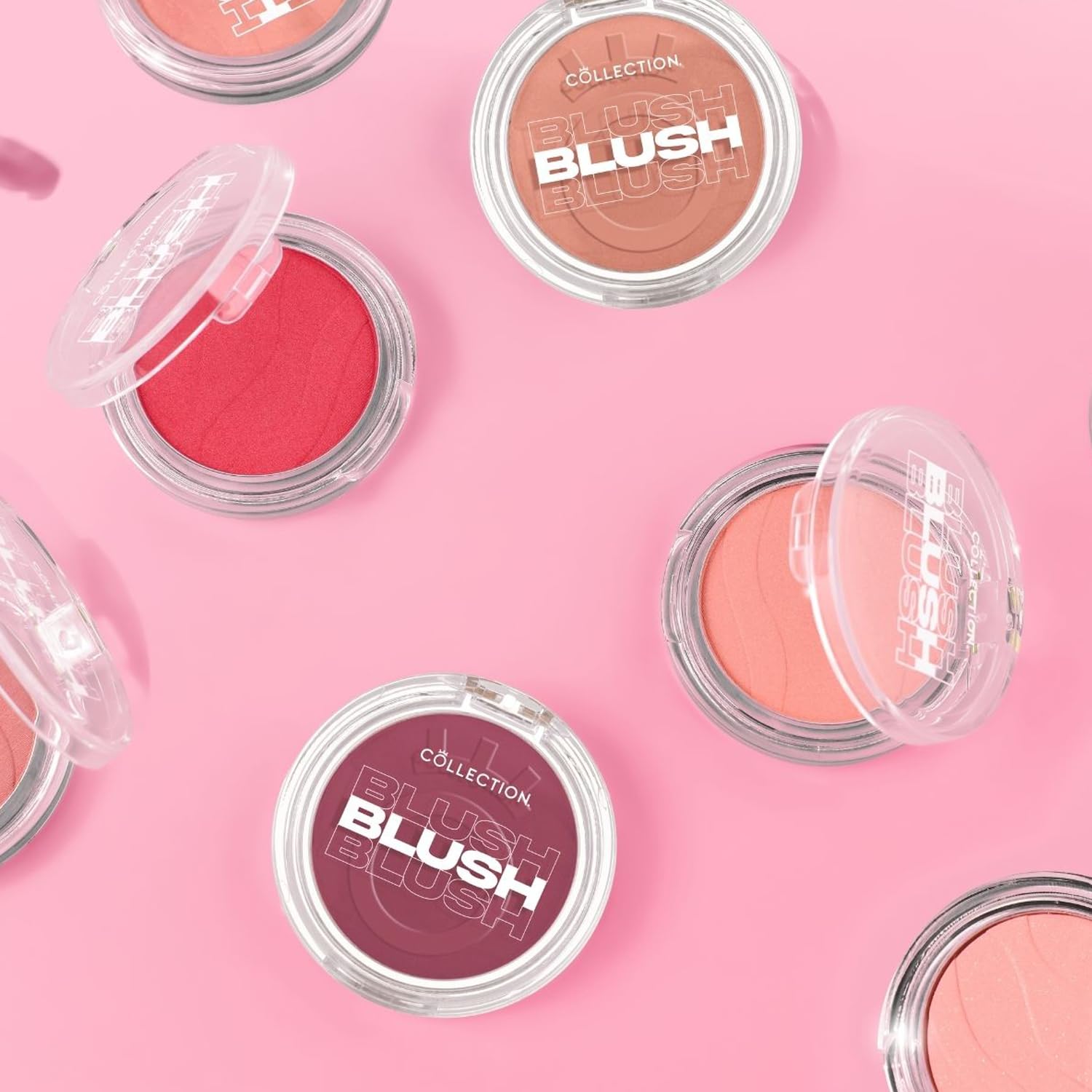 Collection Cosmetics Soft Glow Powder Blusher in Bliss - Warm Peach Cheek Makeup 3.5g 4