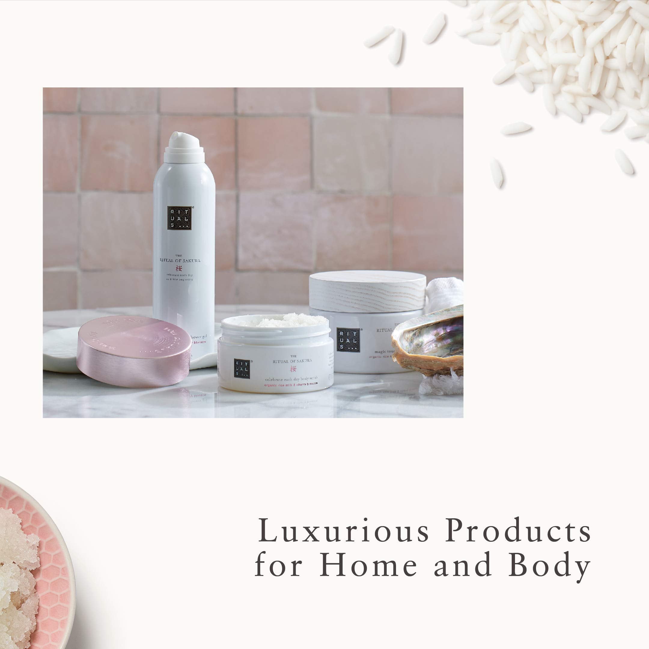 RITUALS Sakura Renewing Body Scrub with Natural Oils and Cherry Scent 4