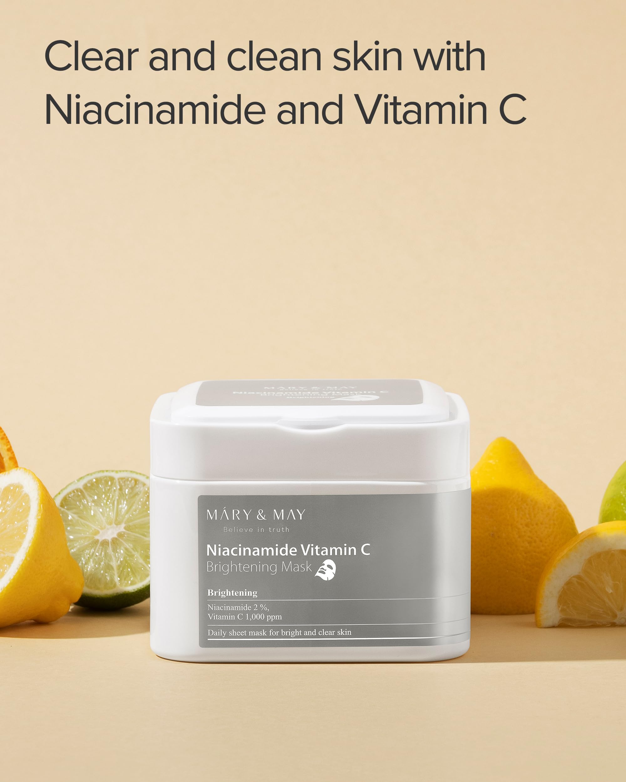 Mary&amp;May Niacinamid Vitamin C Tägliche Strahlkraftmaske - Schnellspender 4