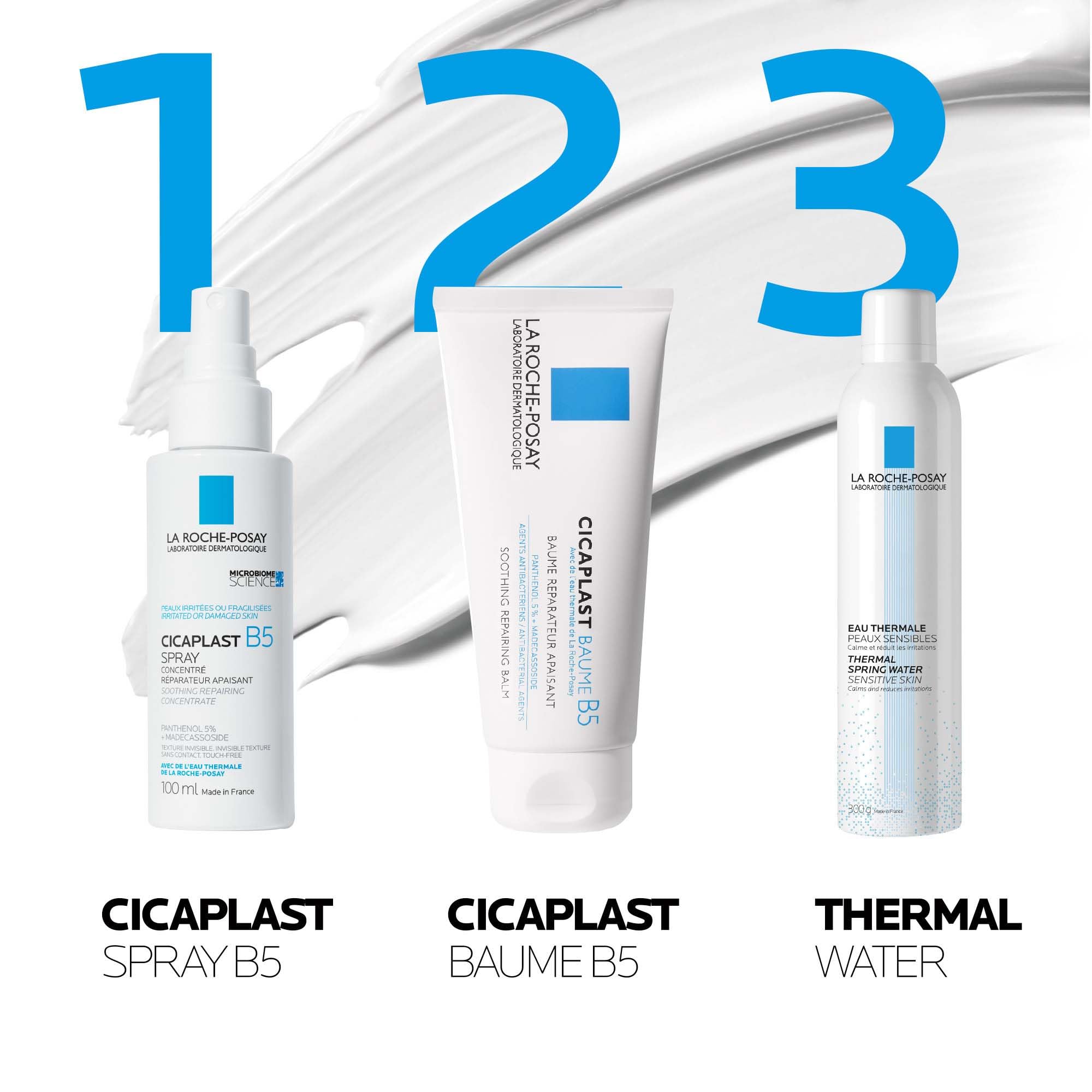 La Roche-Posay Cicaplast B5 Soothing Repairing Spray for Damaged Skin 100ml 6
