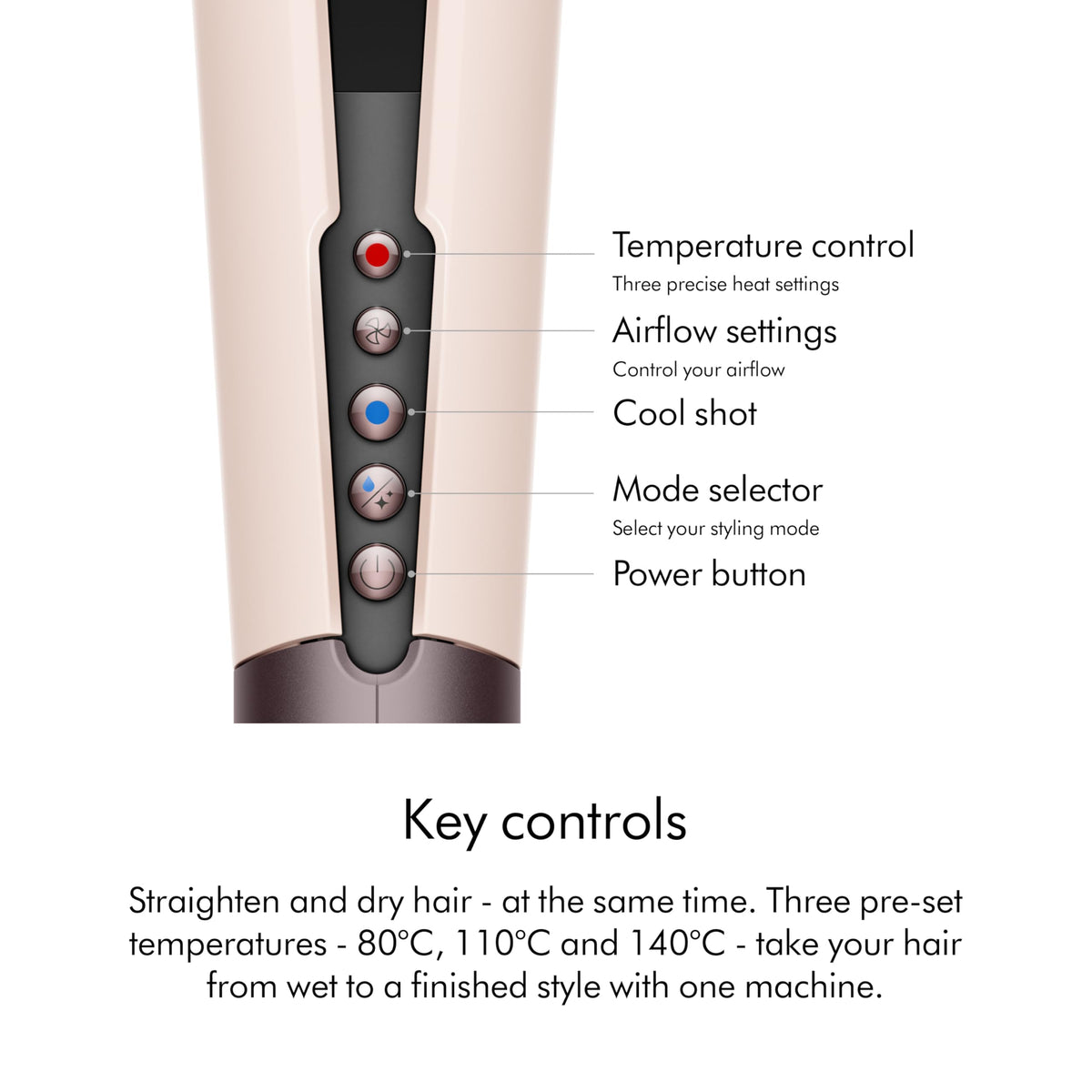 Dyson Airstrait™ Straightener and Dryer - Wet to Dry Styling with Air 5