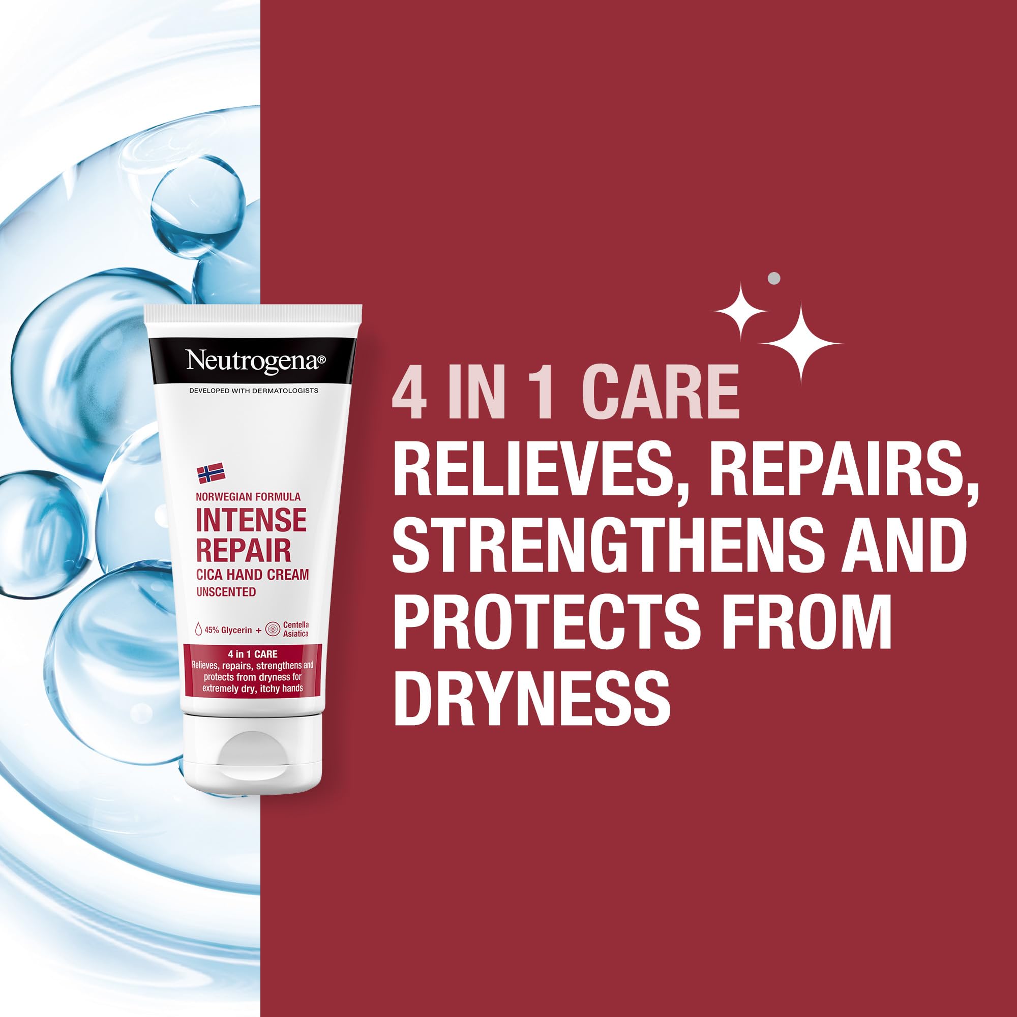 Neutrogena Norwegian Formula Intense Repair Unscented Hand Cream (100ml)