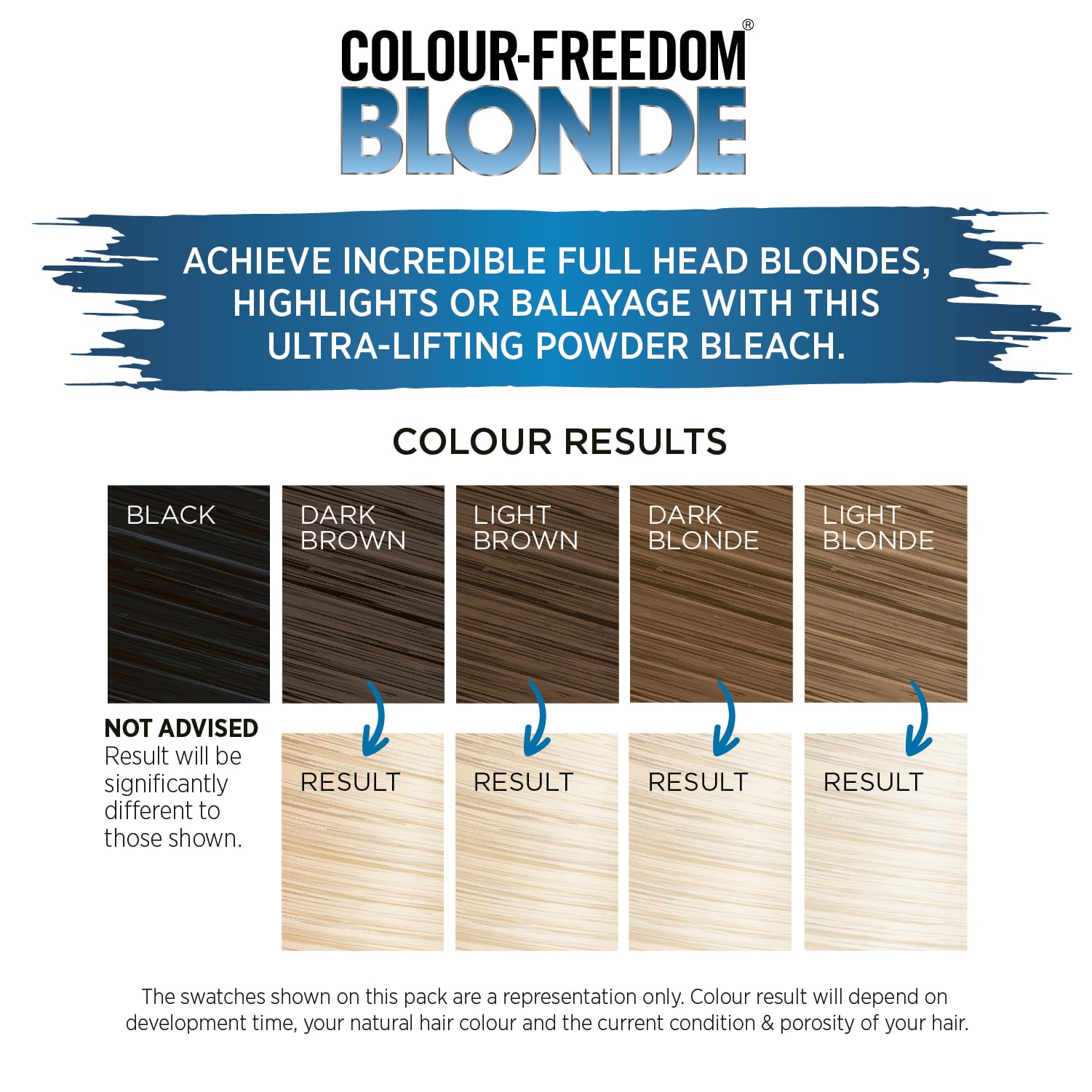 Knight & Wilson Colour Freedom Professional Ultra High Lift Hair Bleach Powder 500g 9