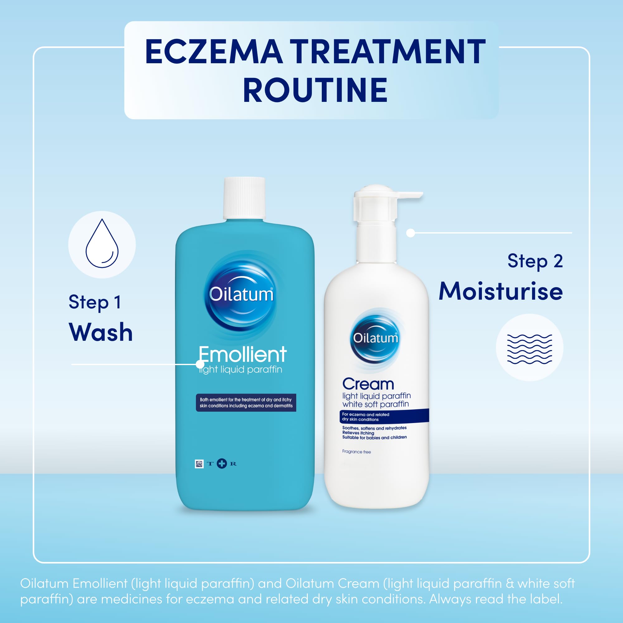 Oilatum Emollient Bath Liquid for Eczema, Psoriasis & Dry Skin Relief, 500ml 7