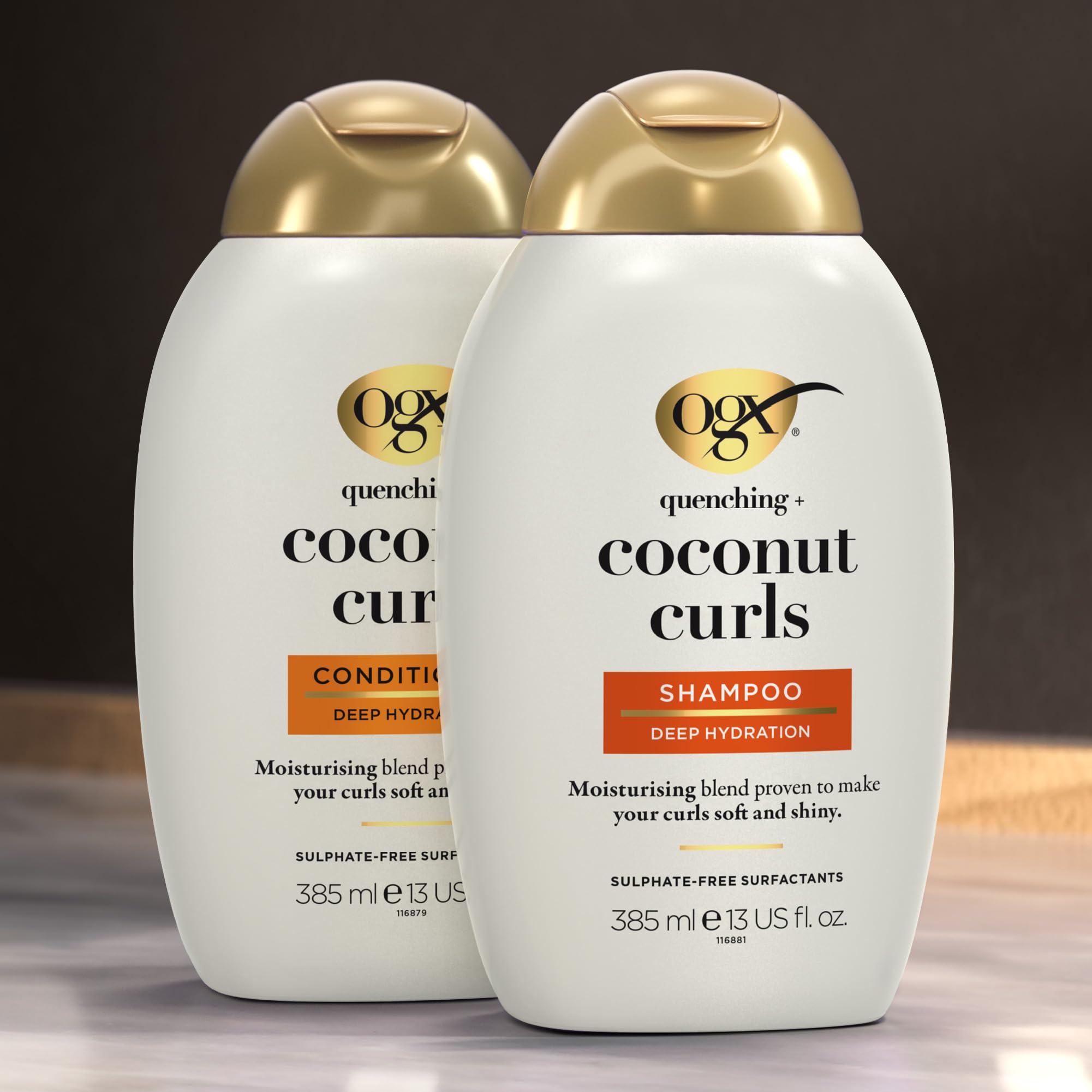 OGX Kokosnuss-Shampoo für lockiges Haar 385 ml Sulfatfreie Tenside 4
