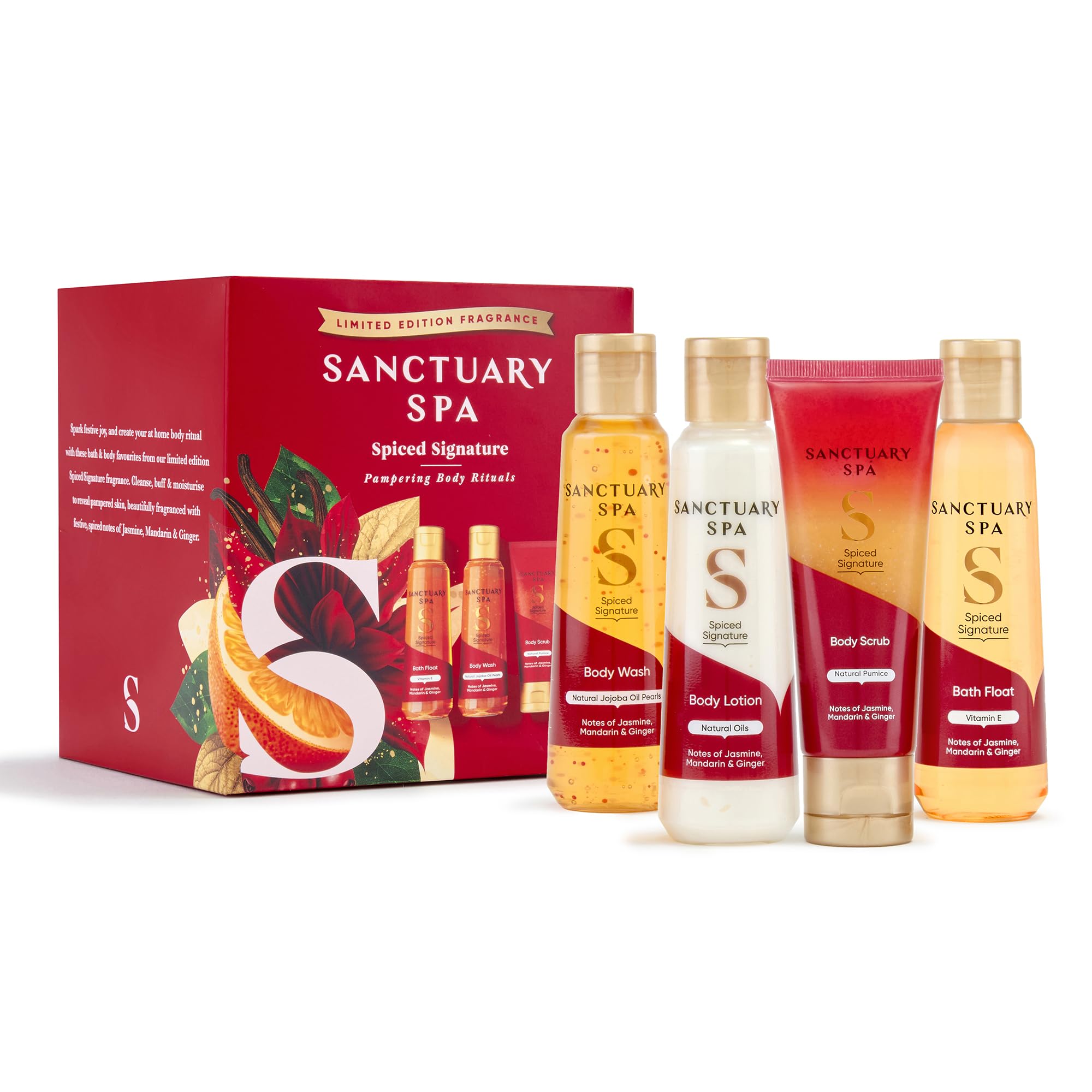 Sanctuary Spa Limited Edition Spiced Signature Pampering Body Rituals Gift Set 3
