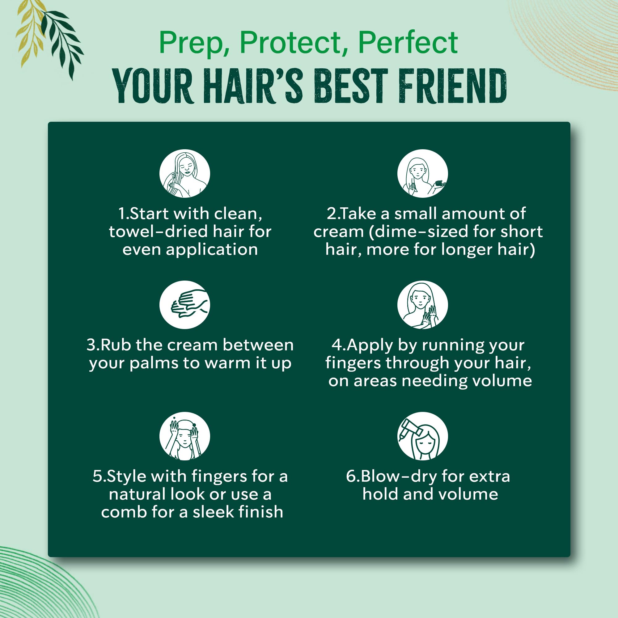 Vatika Naturals Hair Cream - Nourish & Protect with Olive, Henna & Almond (210ml) 4