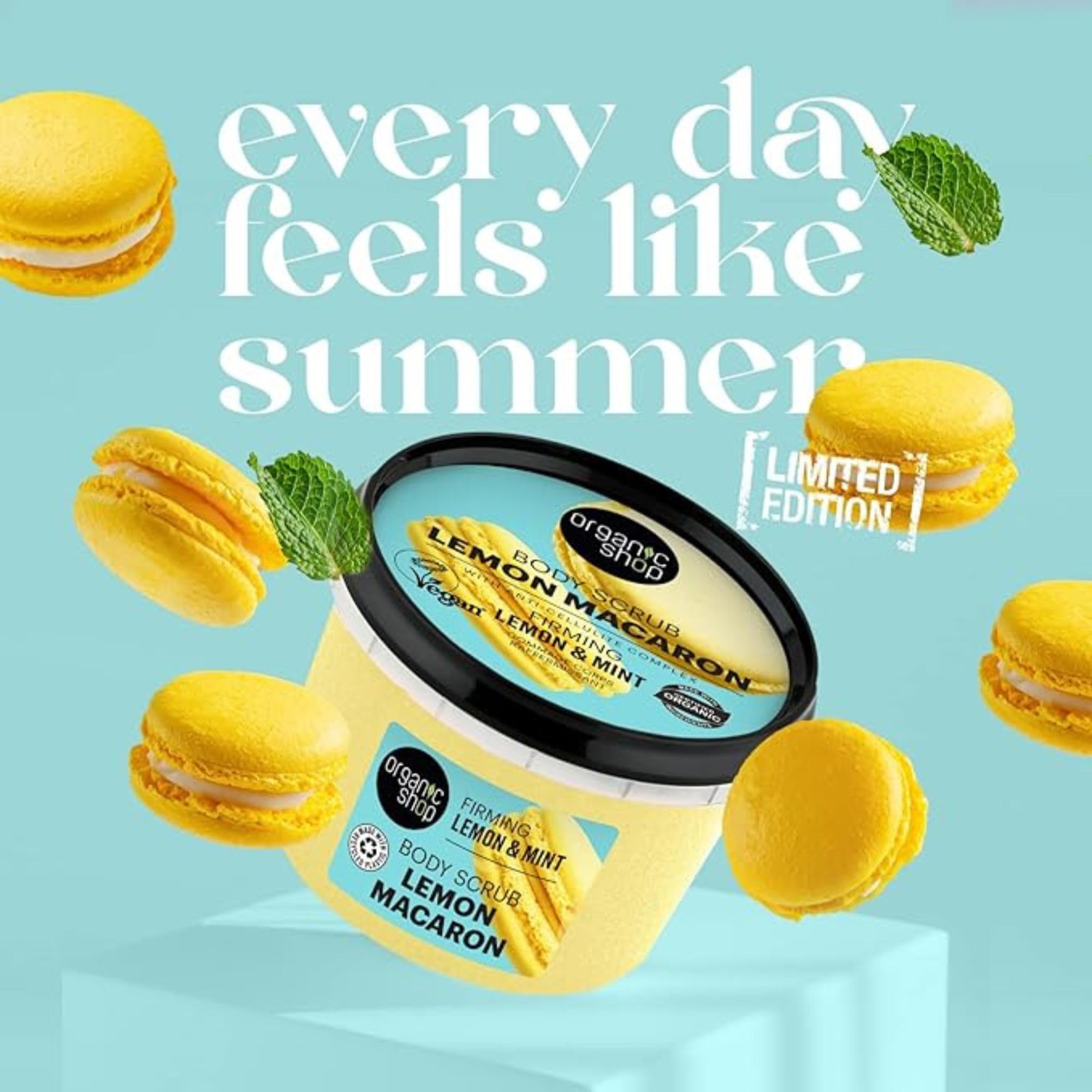 Organic Shop Firming Body Scrub with Lemon & Mint - 250ml 5