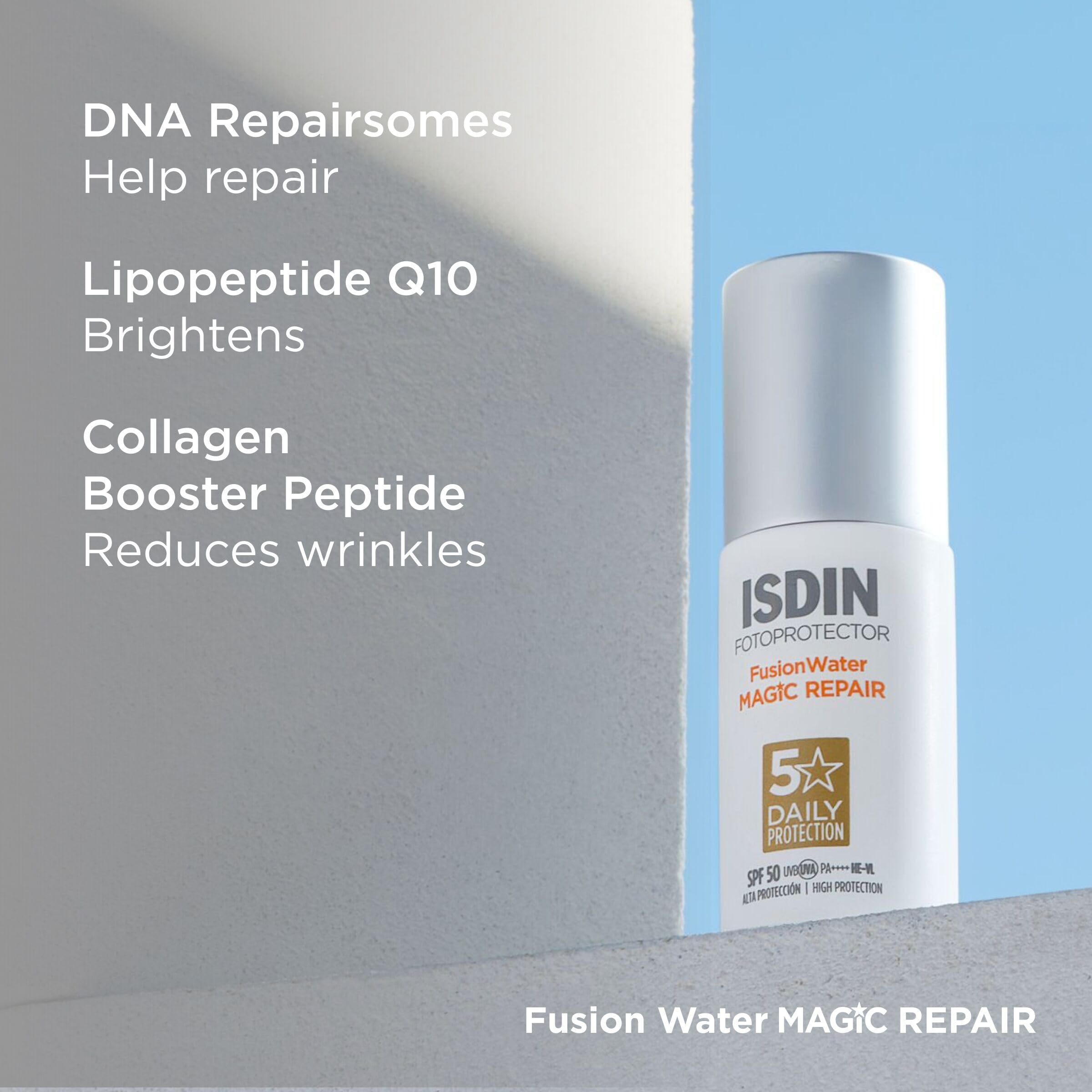 ISDIN FotoUltra Age Repair FW SPF 50 50ml Daily Facial Sun Cream with Triple Anti-Aging Action 7