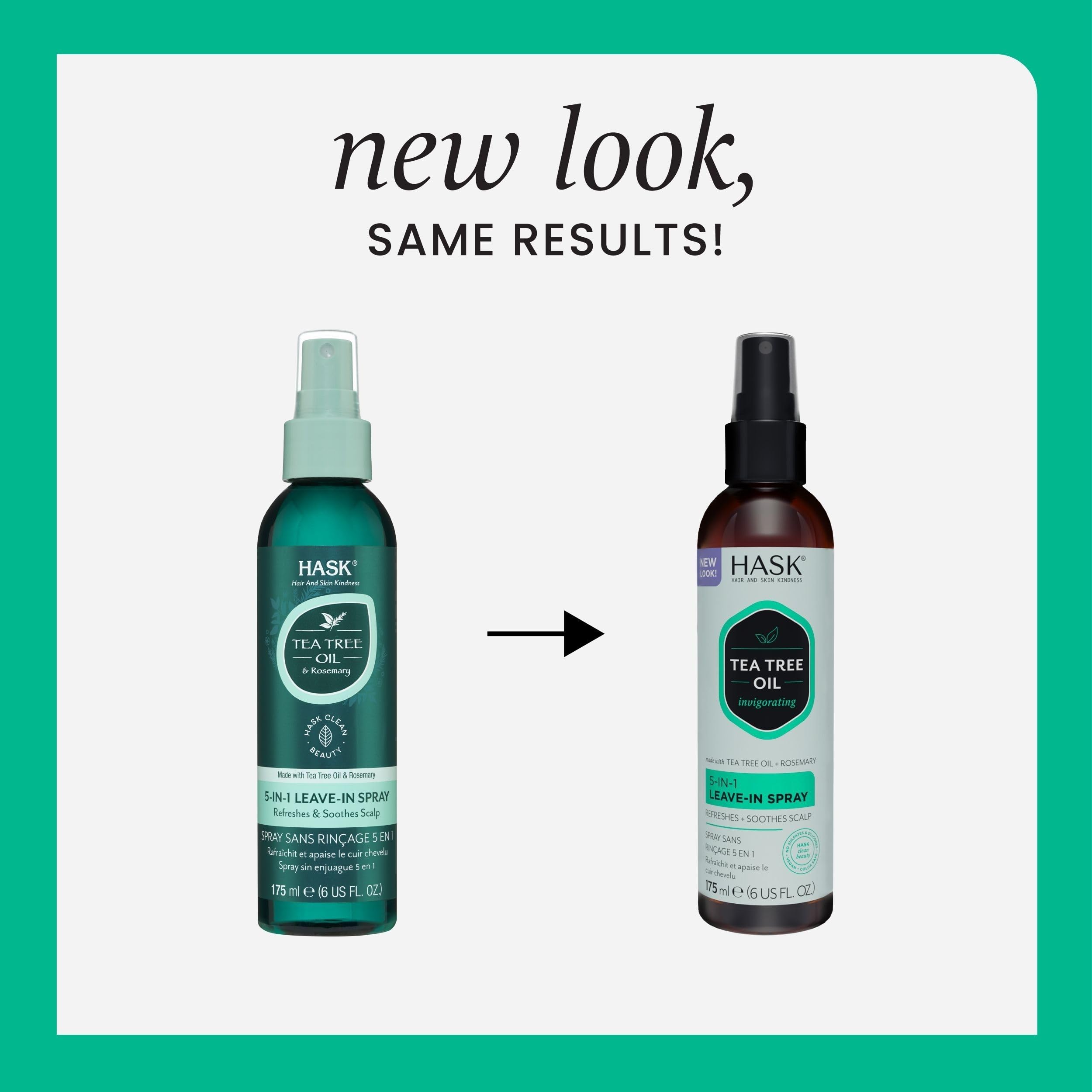 HASK Tea Tree Oil 5-in-1 Leave-In Conditioner for Soothing and Restoring Hair 4