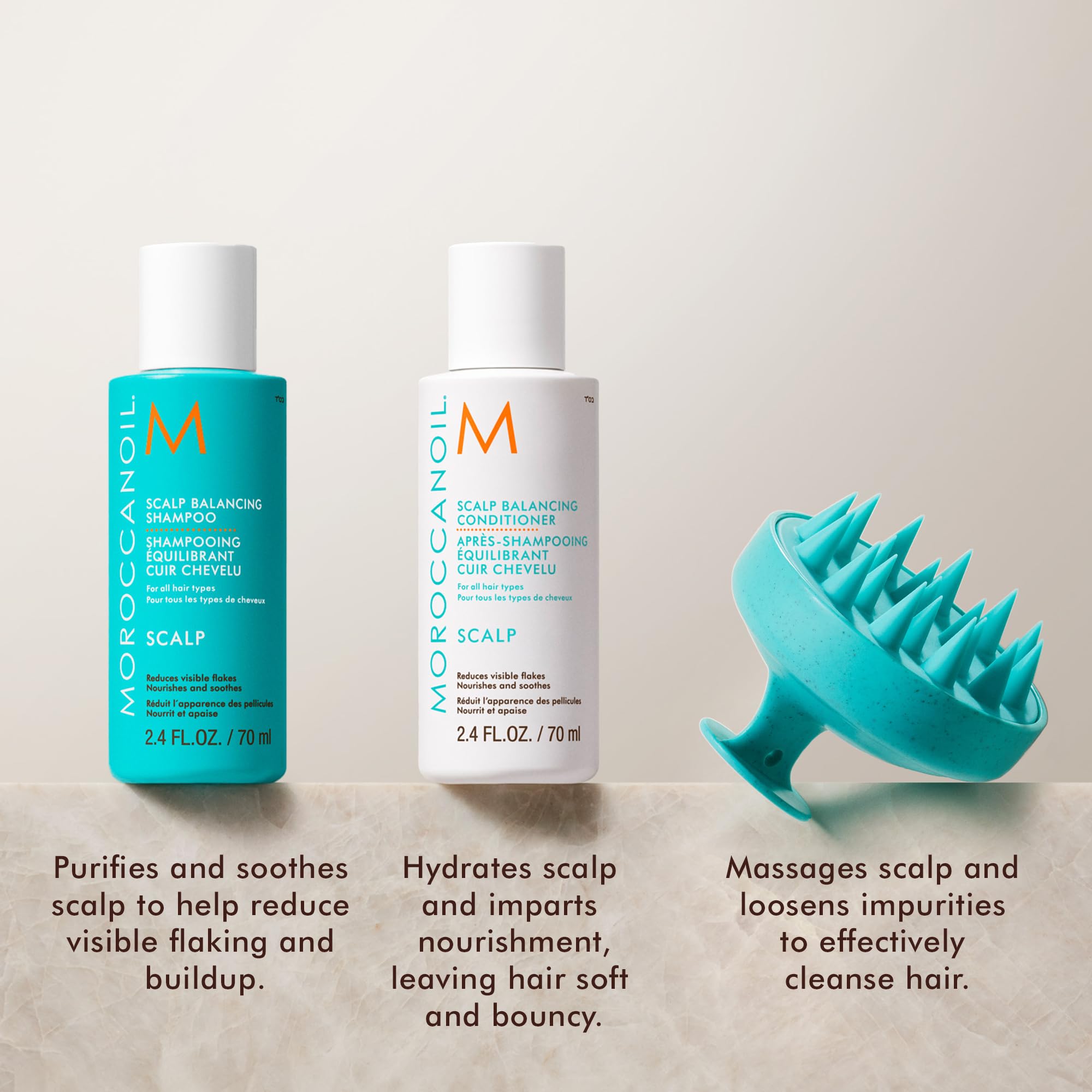 Moroccanoil Scalp Balancing Shampoo & Conditioner Duo for Daily Ritual 3