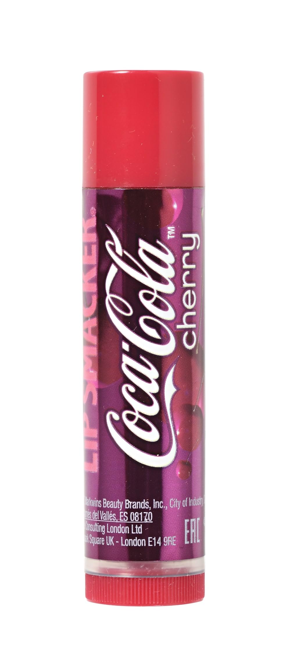 Lip Smacker Coca Cola Cherry Coke Flavoured Lip Balm for Moisturizing and Refreshment