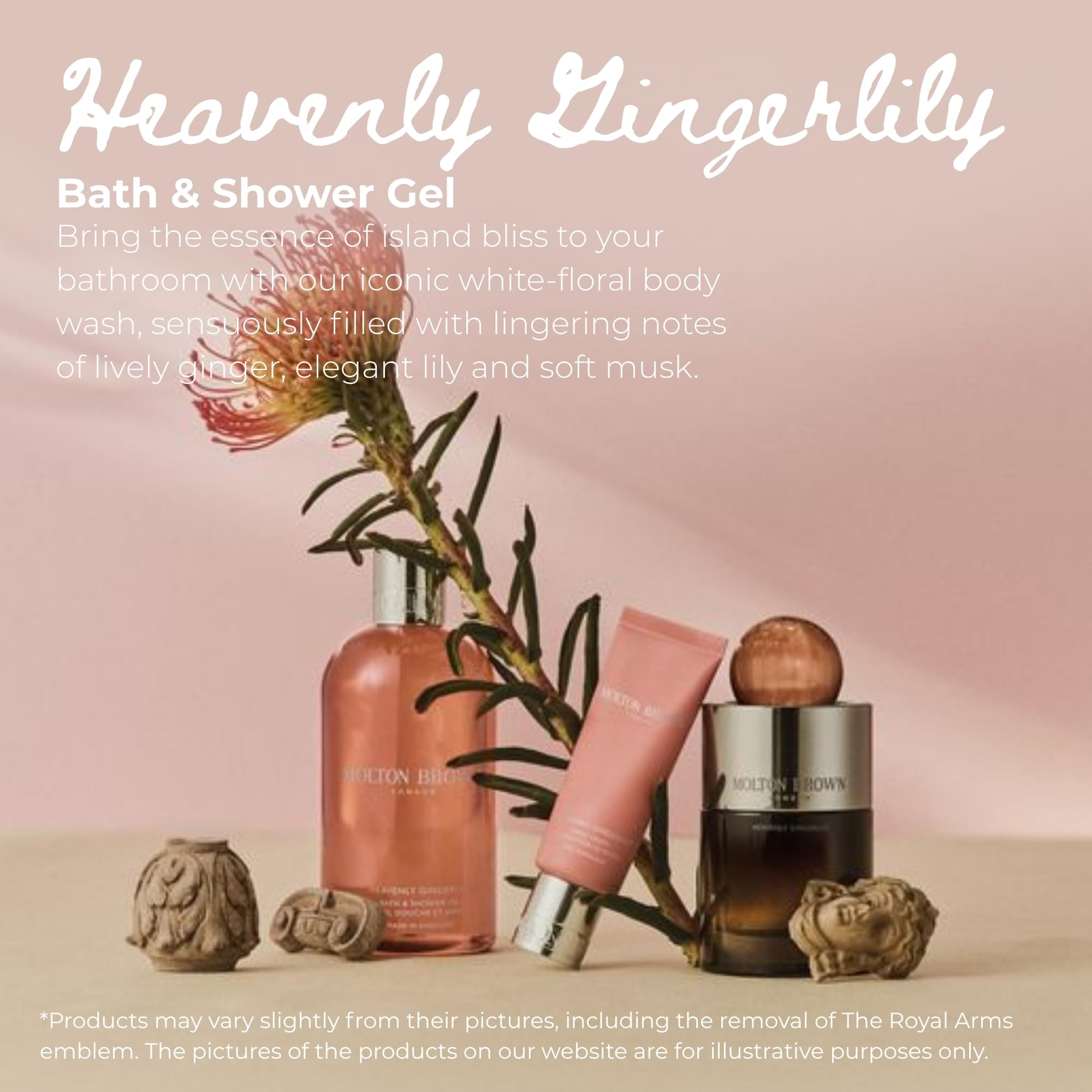 Molton Brown Heavenly Gingerlily Bath & Shower Gel, 300 ml
