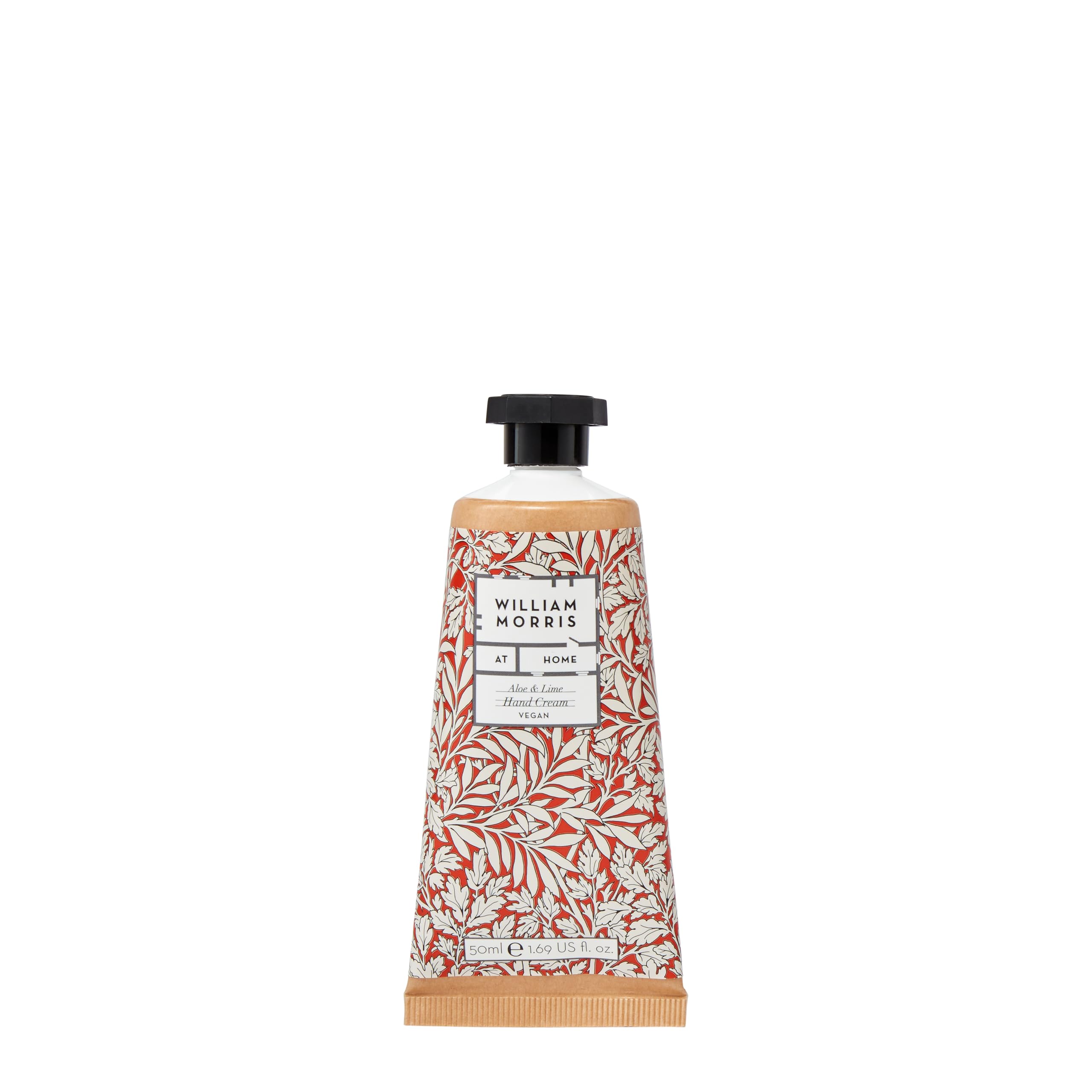 William Morris At Home Pocket Hand Cream 50ml with Shea Butter, Jojoba & Citrus Floral Scent