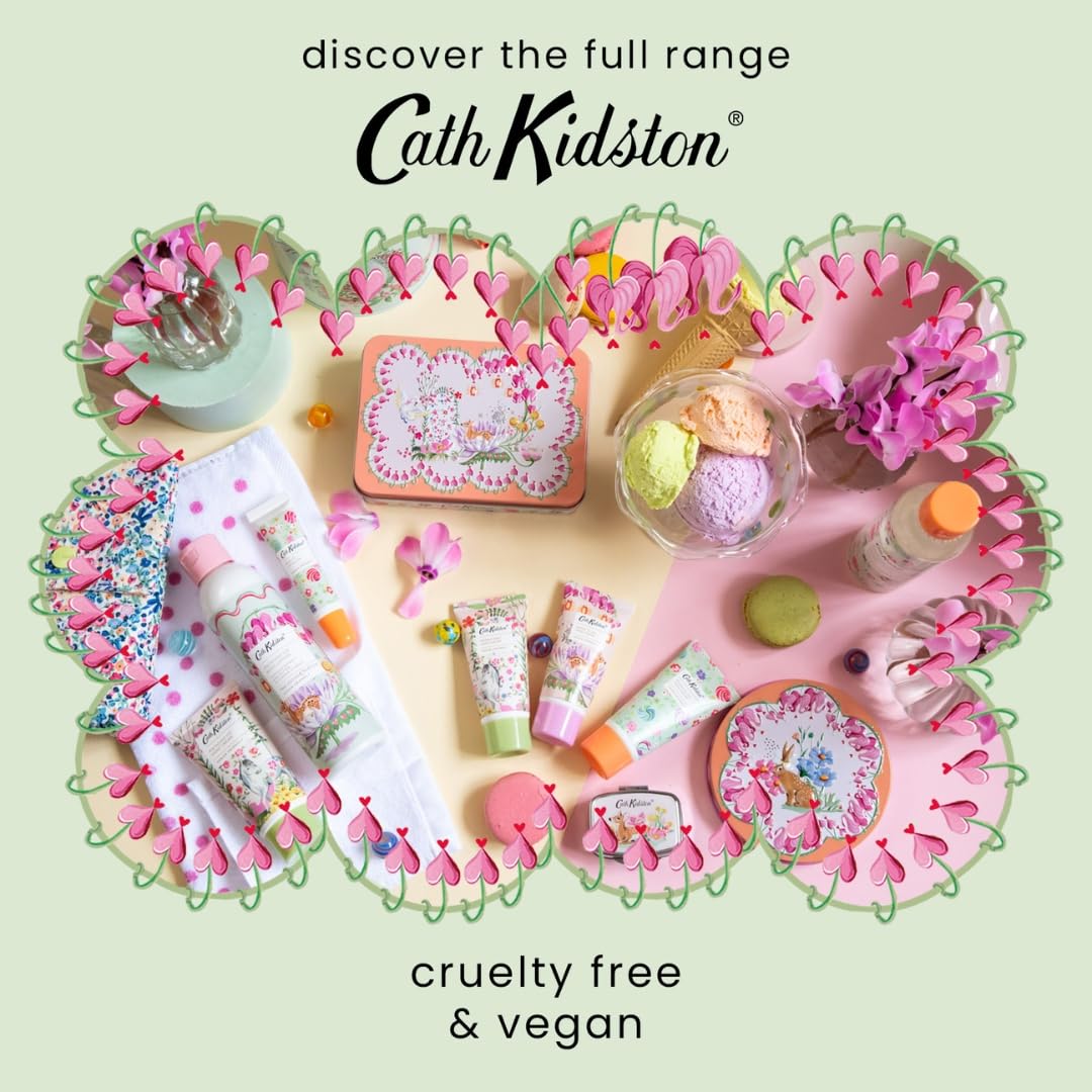 Cath Kidston Lippenbalsam 6 g und Kompaktspiegel, Sheabutter und Hyaluronsäure 6