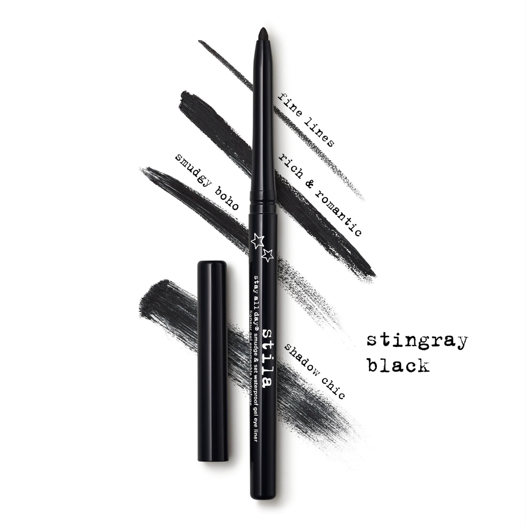 Stila Stay All Day® Smudge & Set Waterproof Gel Eye Liner, 0.35g - Stingray Black 3