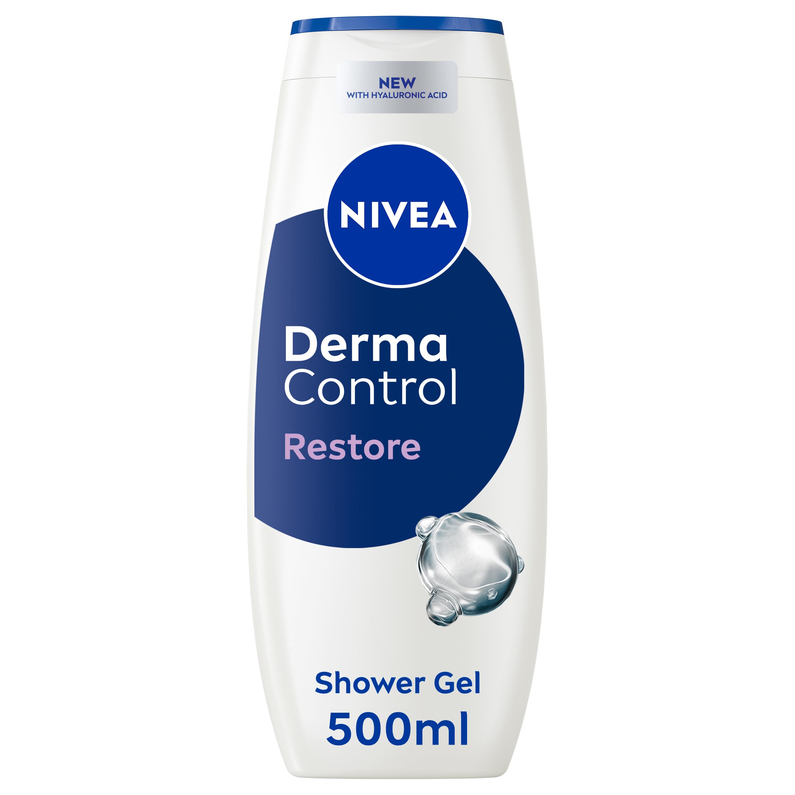 NIVEA Derma Control Restore Duschgel 500 ml, Feuchtigkeitsspendendes Duschgel mit H