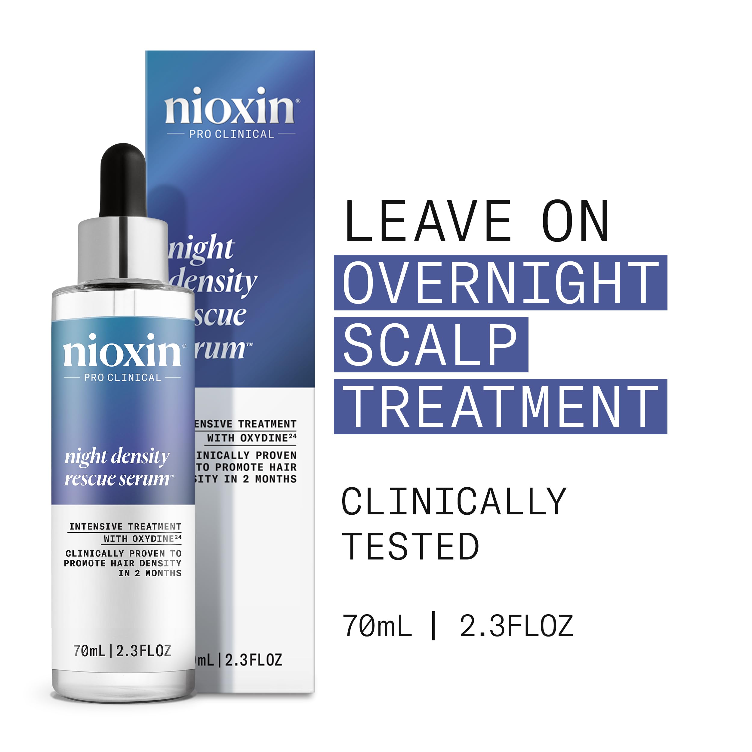 Nioxin Night Density Rescue Serum - Overnight Hair Thickening Serum