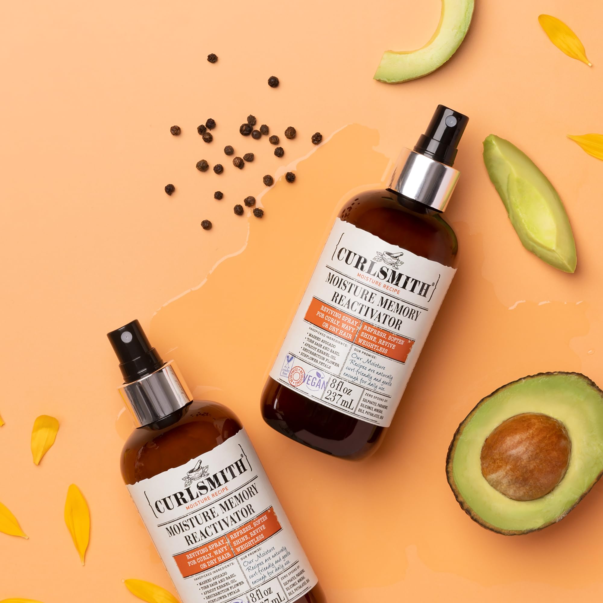 CURLSMITH Moisture Memory Reactivator Vegan Refresher Leave-In Conditioner 4