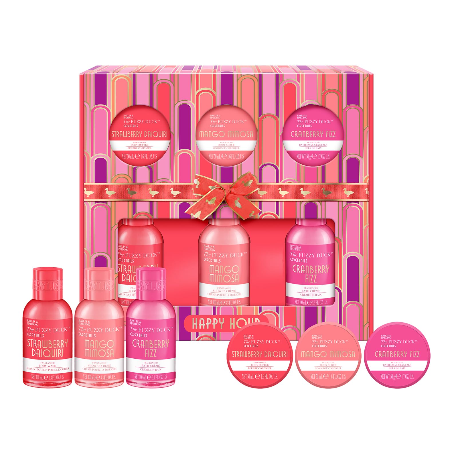 Baylis & Harding The Fuzzy Duck Cocktails Gift Set - Vegan Friendly Body Care Collection 1