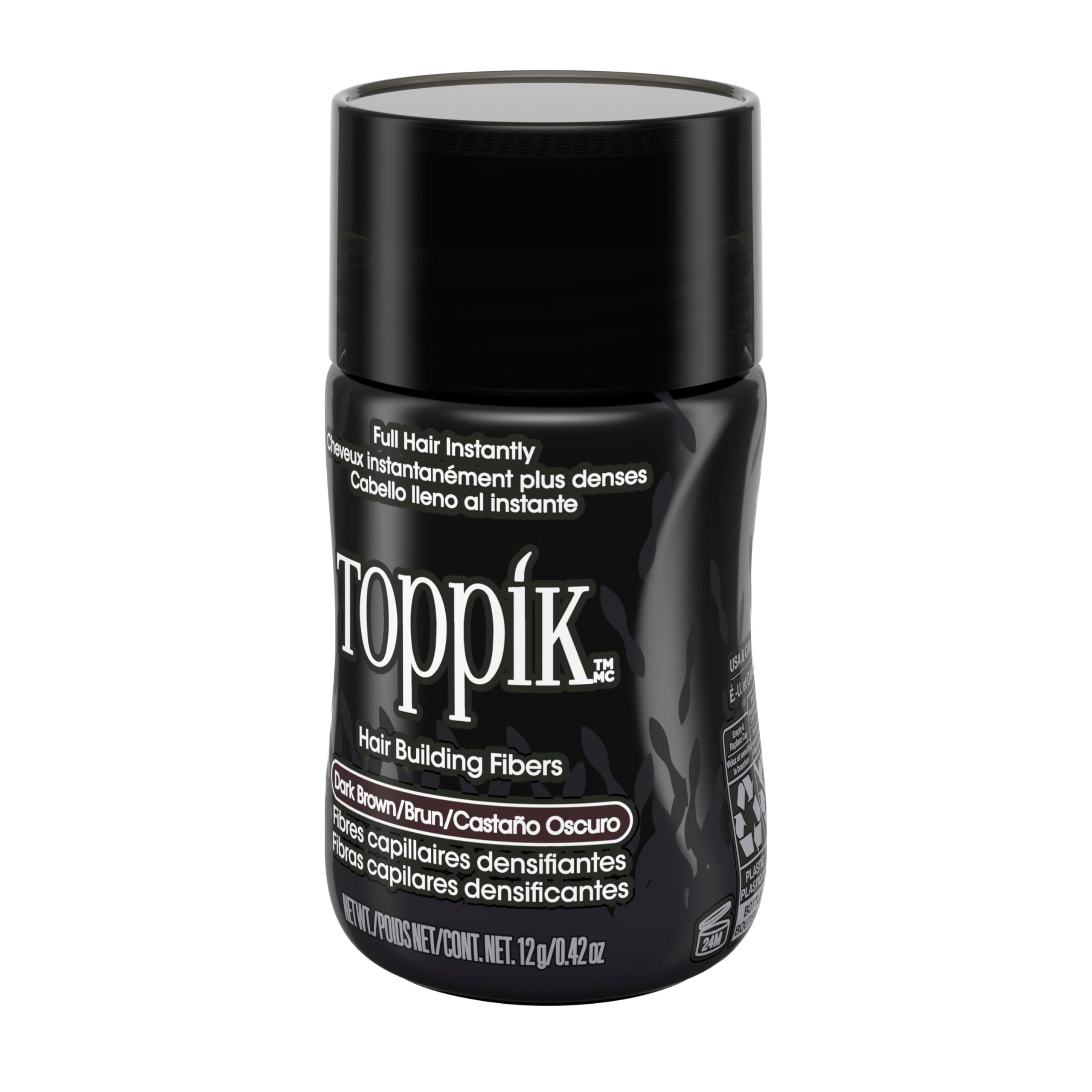 TOPPIK Hair Building Fibres Powder for Thicker-Looking Hairline and Crown (12g) 4