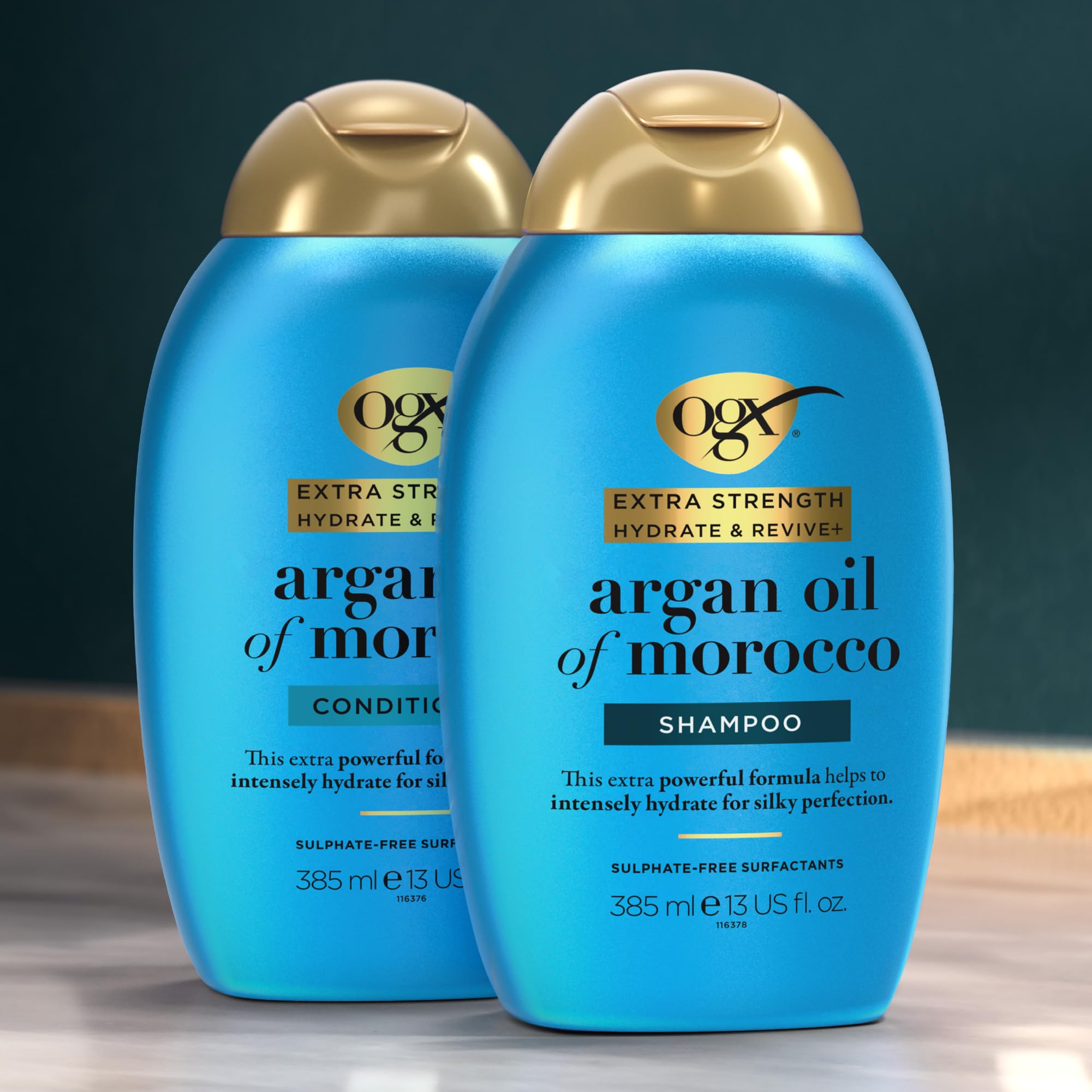 OGX Arganöl aus Marokko Spülung für trockenes, strapaziertes Haar, Extra Stark, 385 ml 4