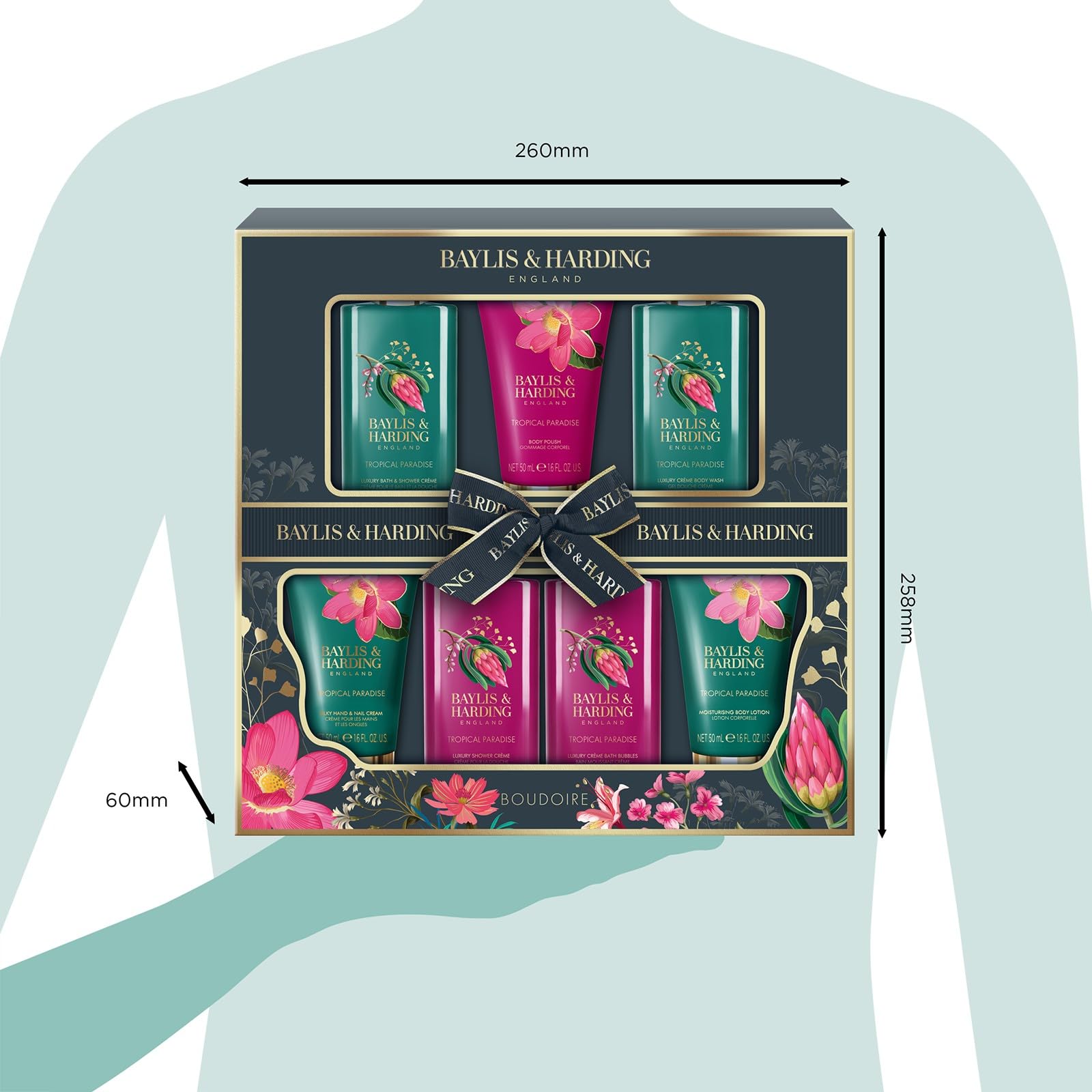 Baylis & Harding Boudoire Tropical Paradise 7 Day Essentials Advent Calendar Gift Set - Vegan 6