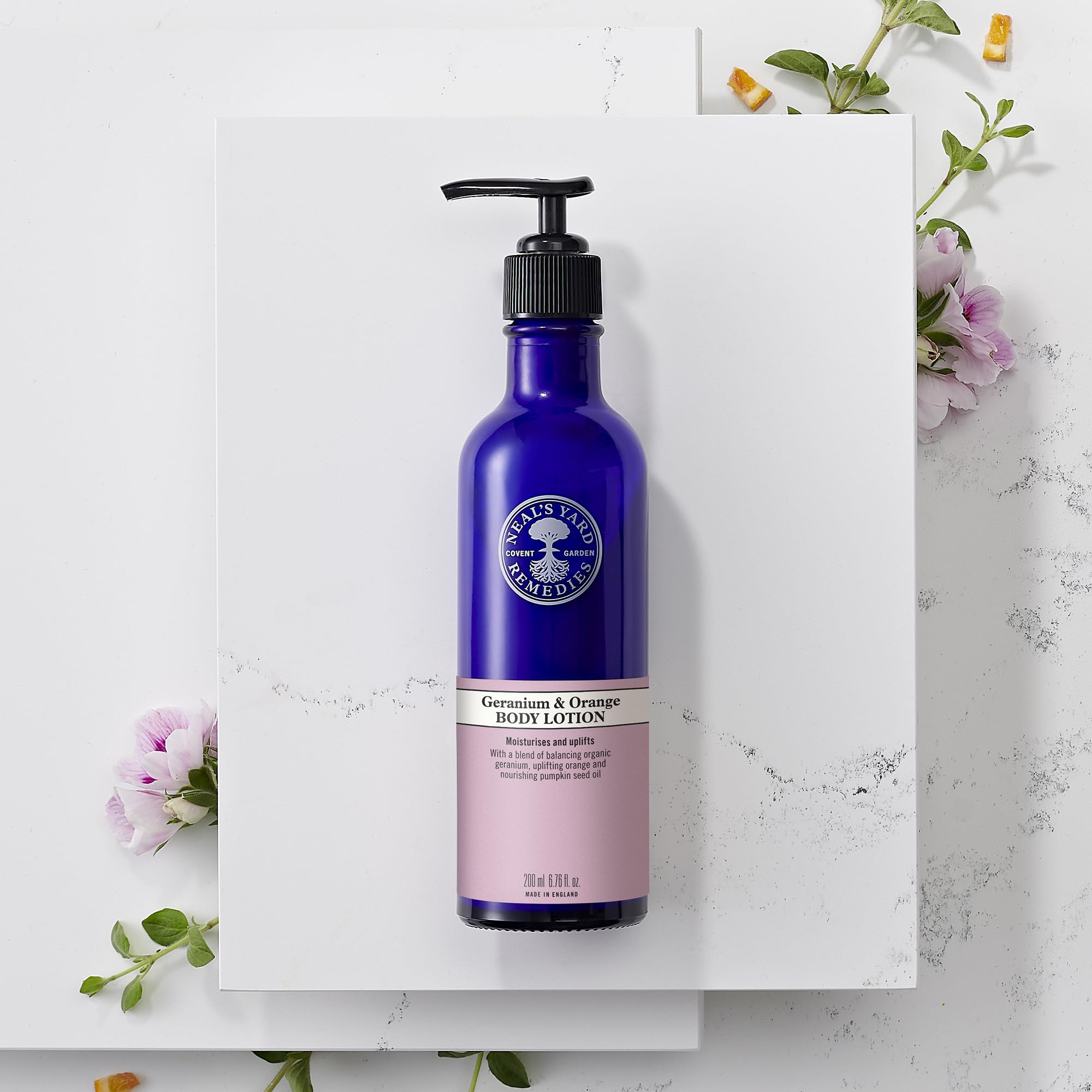Neal's Yard Remedies Geranium and Orange Body Lotion for Mood Enhancement 3