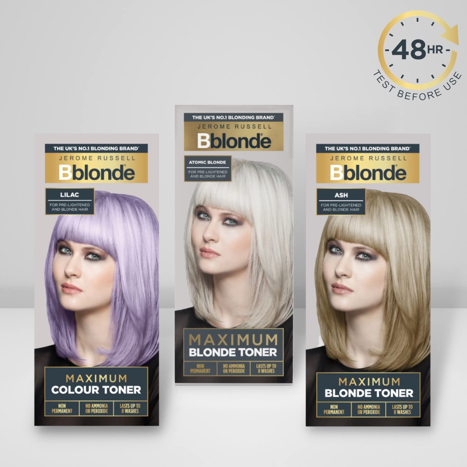 Jerome Russell Bblonde Maximum Blonde Toner - Atomic Blonde 75ml, Non-Permanent Colour 6