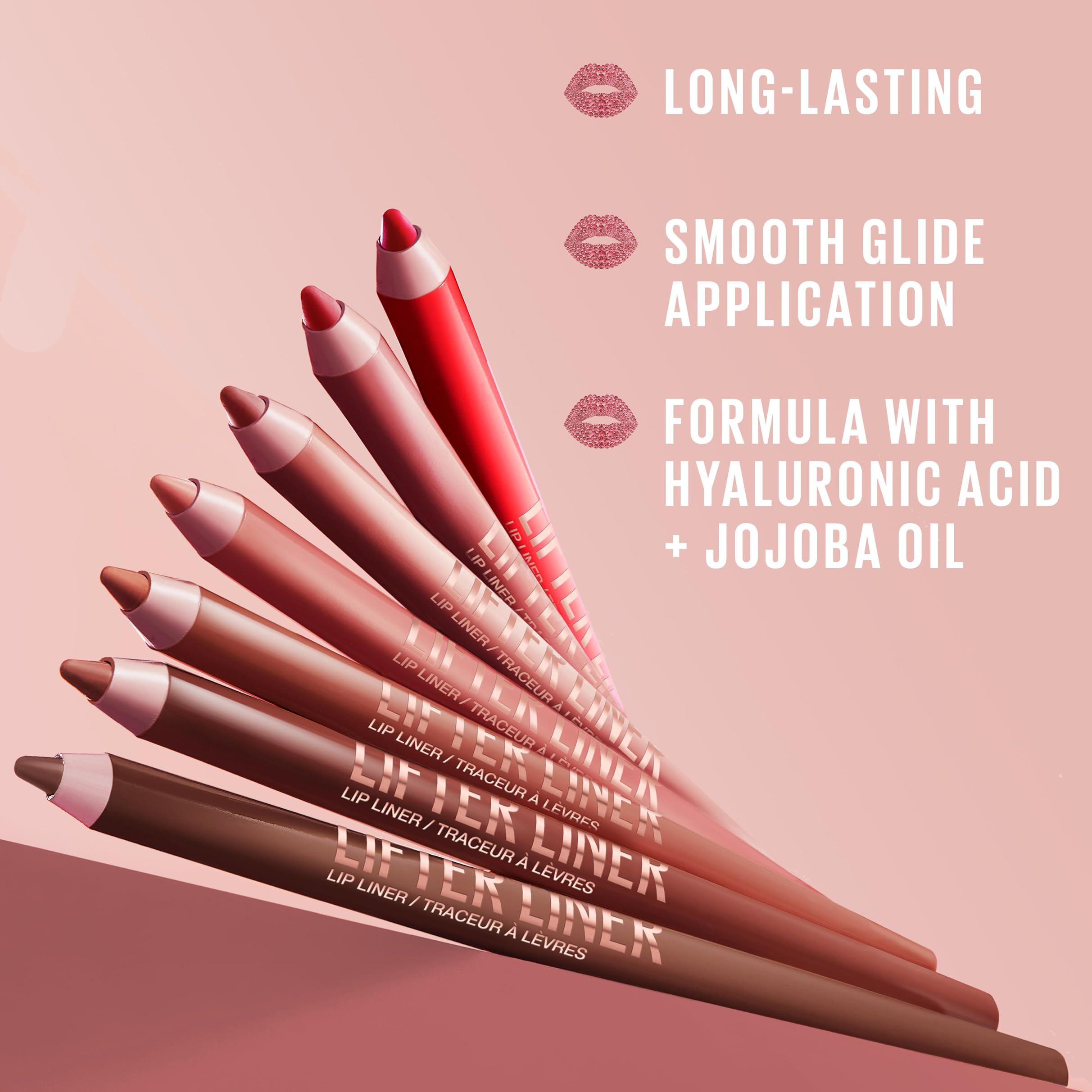 Maybelline New York Lifter Liner Lip Liner - Let's Bounce - Hyaluronic Acid & Jojoba Oil 4