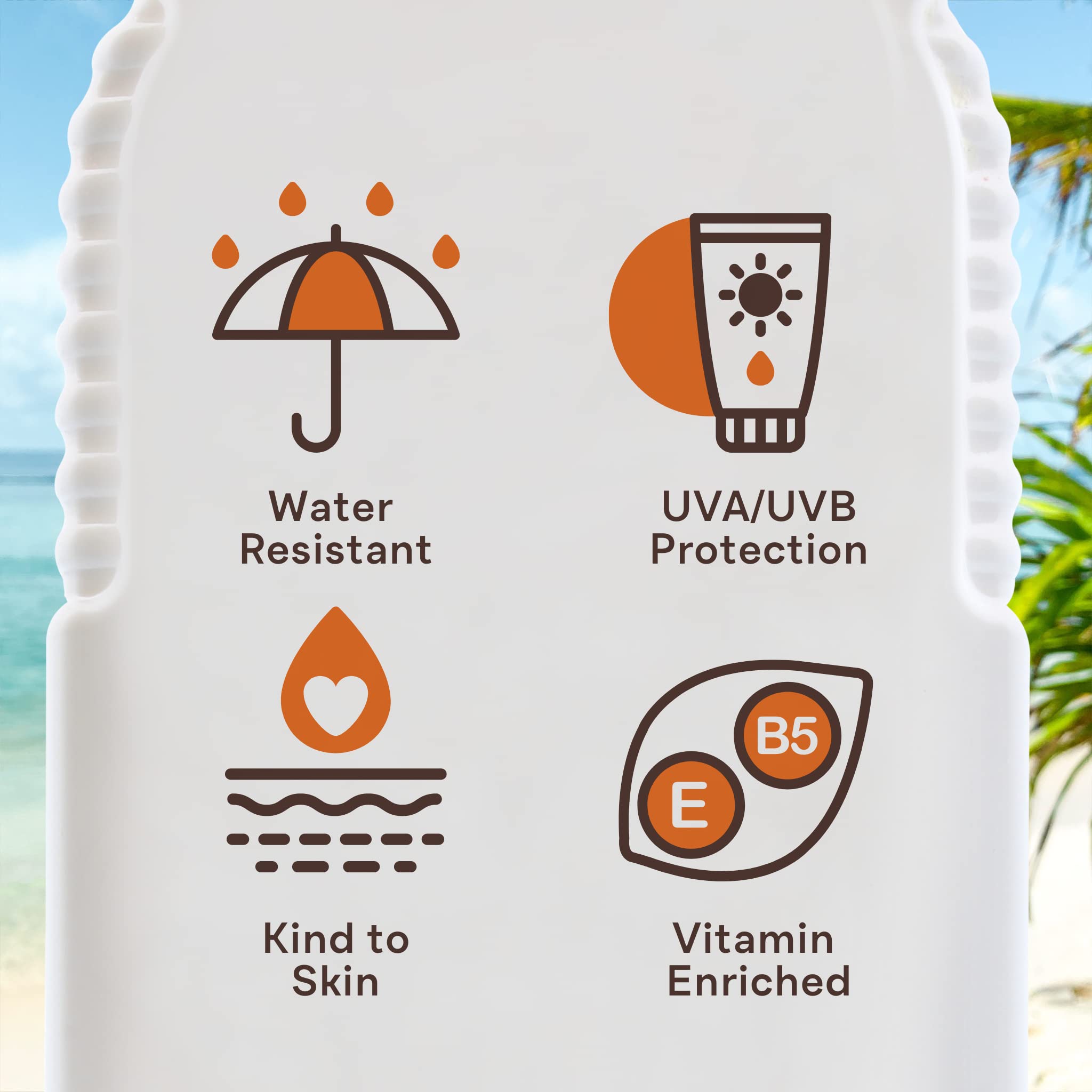 Malibu Sun SPF 30 Lotion - High Protection Water Resistant Sun Cream with Vitamin E & Aloe Vera 3