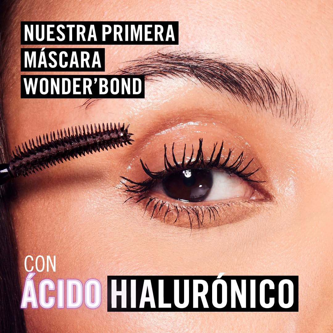 Rimmel Wonder'Bond Wimpernfüller + Hyaluronsäure-Mascara, 002 Braun, 24 Stunden Halt 7