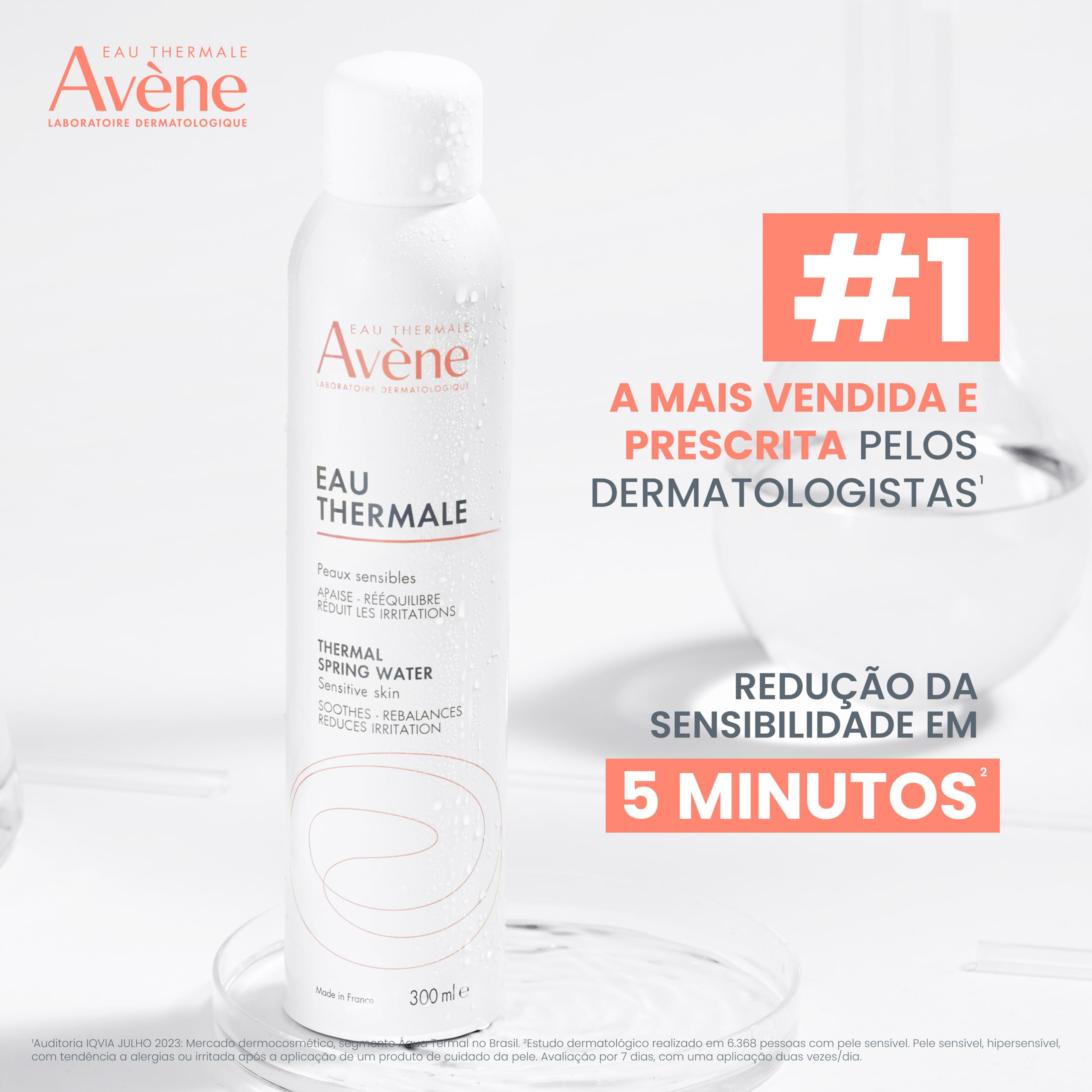 Avène Thermal Spring Water Spray for Sensitive Skin Hygiene 50 ml 4