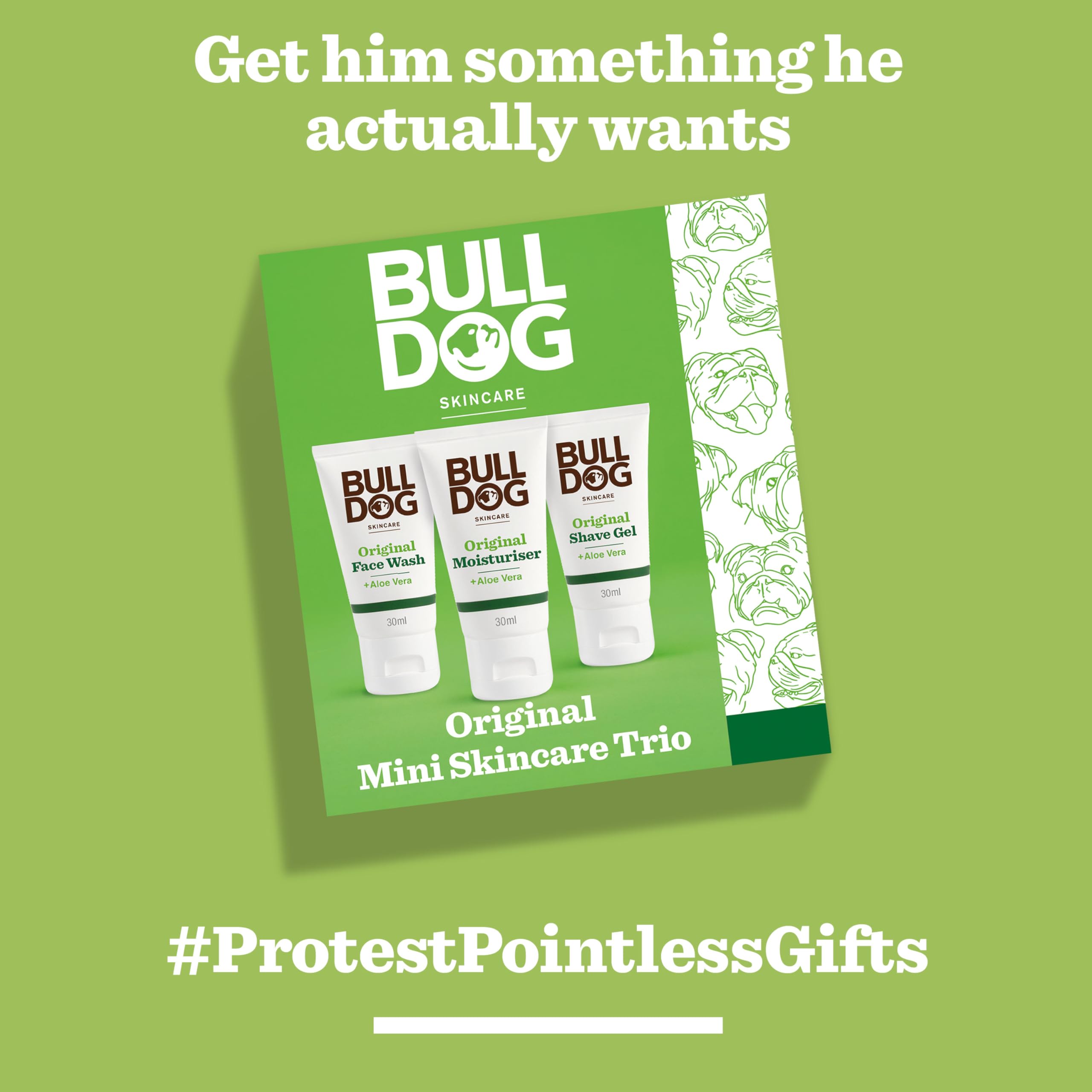 Bulldog Skincare Christmas Gift Mini Trio for Men - Citrus Scent 6