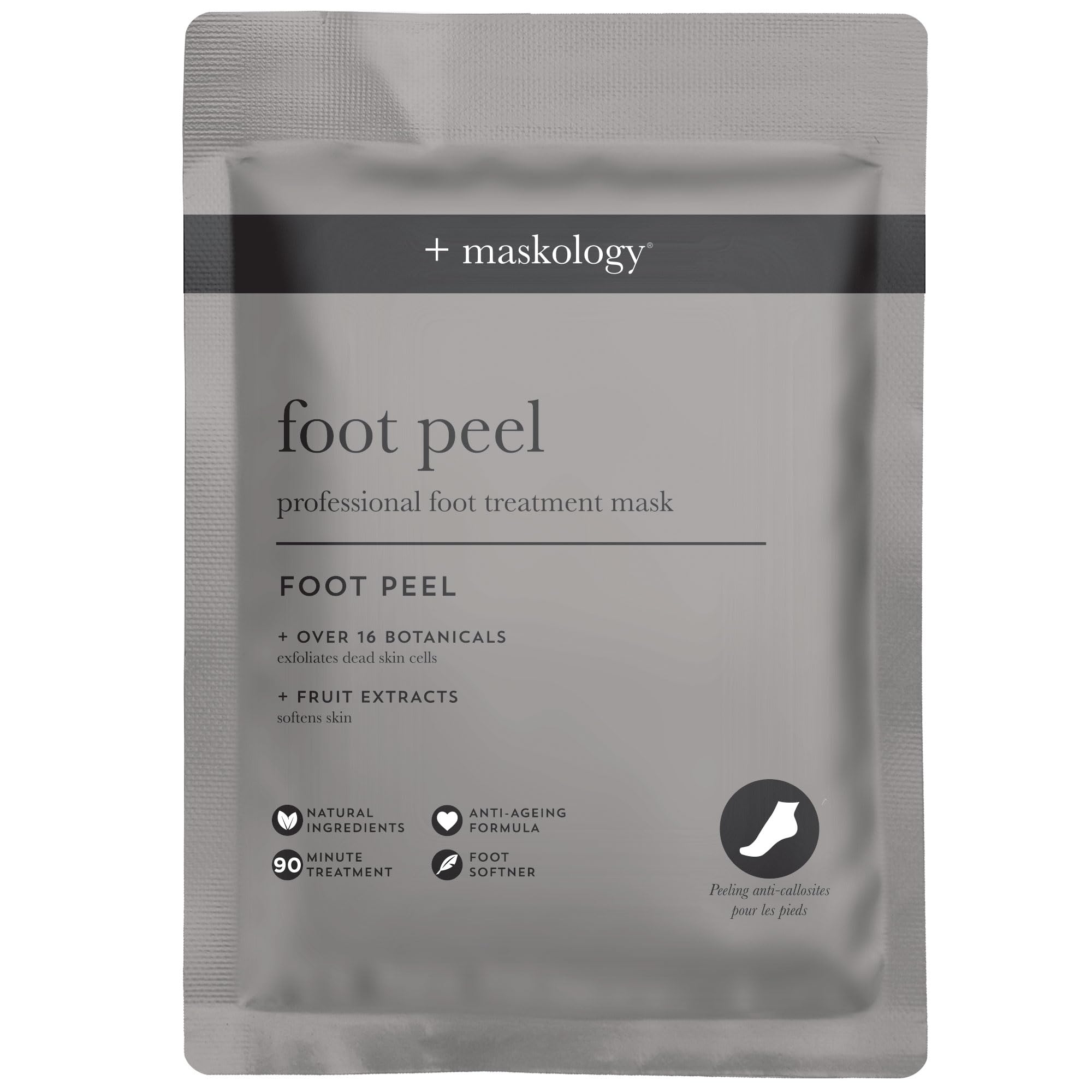 MASKOLOGY Professional Foot Peel Treatment for Baby Soft Feet | Exfoliating Mask 40g