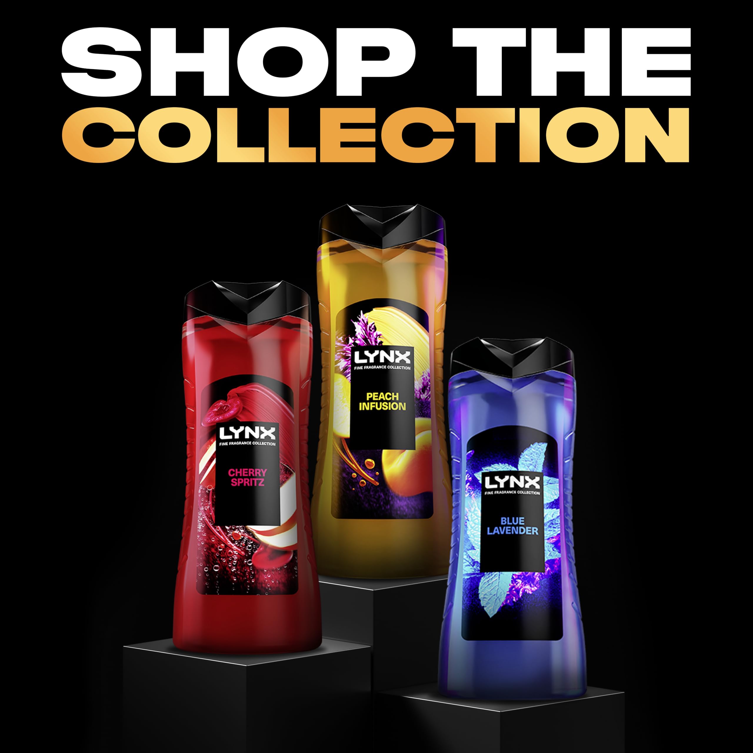 Lynx Fine Fragrance Collection Peach Infusion Premium Duschgel 5