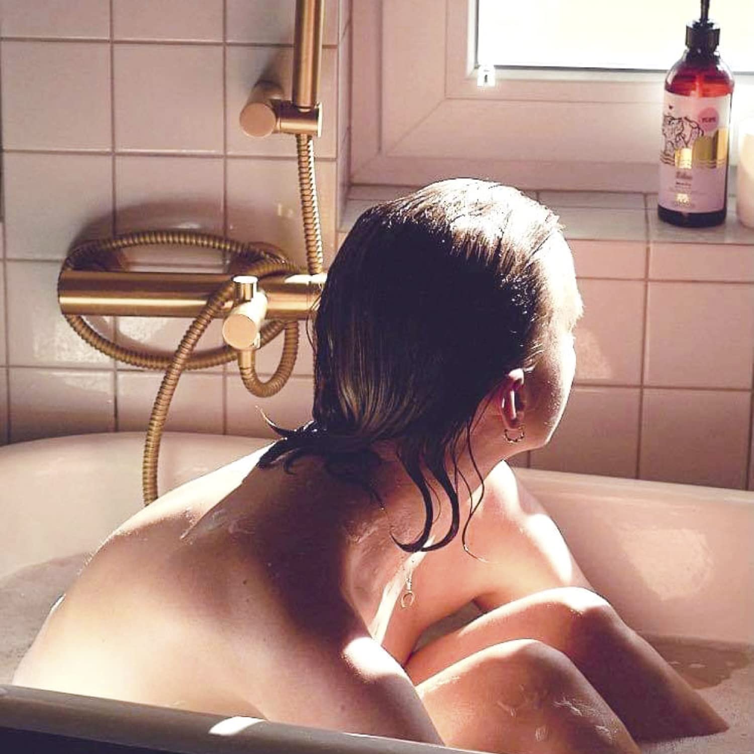 YOPE Natural Shower Gel with Lilac & Vanilla | Vegan, Moisturising, 400ml