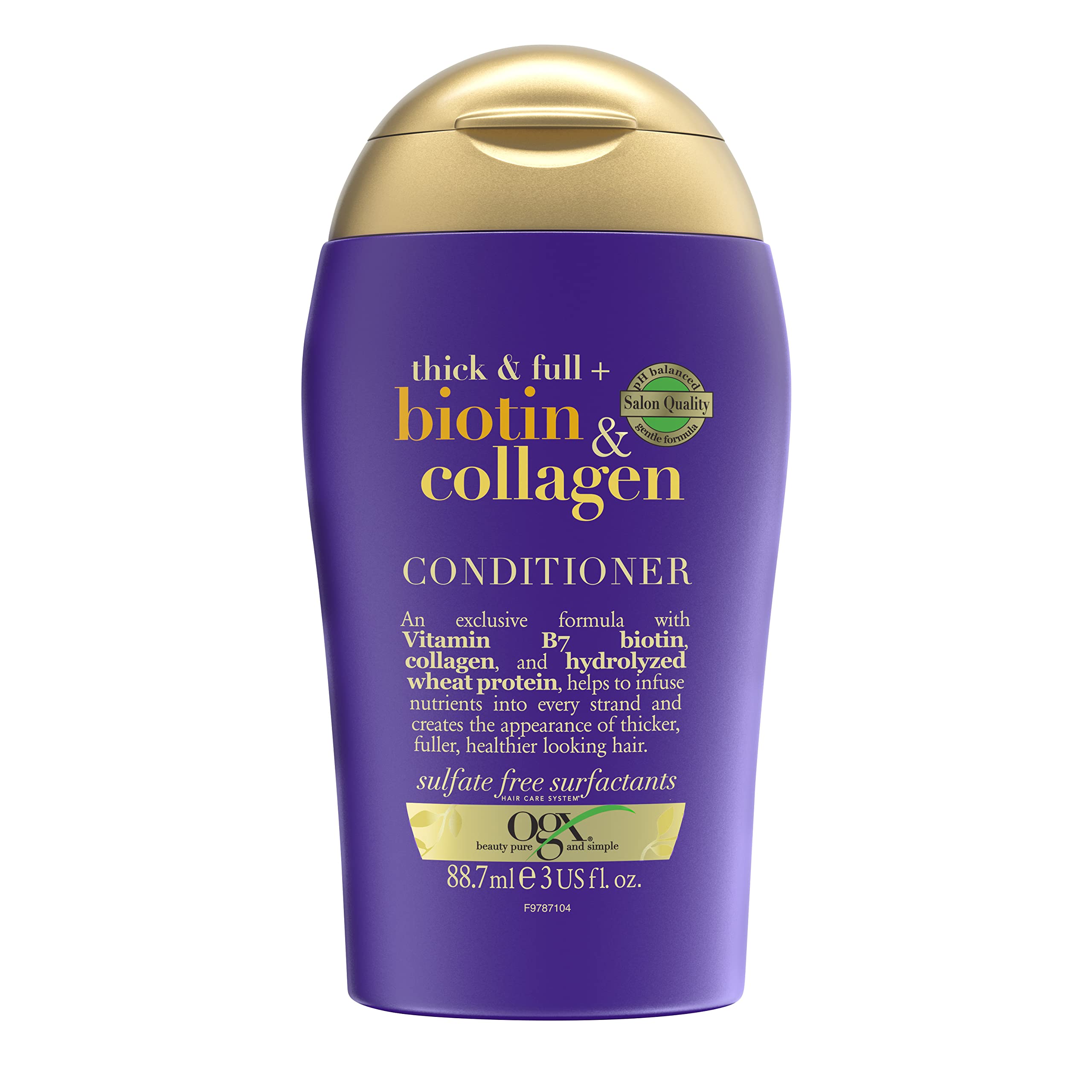 OGX Thick & Full + Biotin & Collagen Conditioner for Fine Hair, 88.7 ml