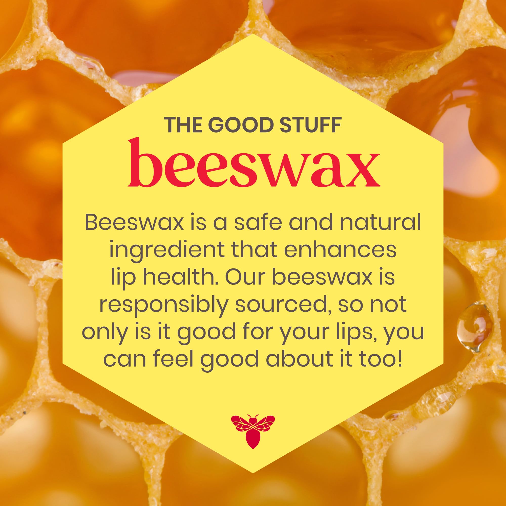 Burt's Bees Lippenbalsam Geburtstagskuchen, Feuchtigkeitsspendender Lippenbalsam mit Bienenwachs und 7