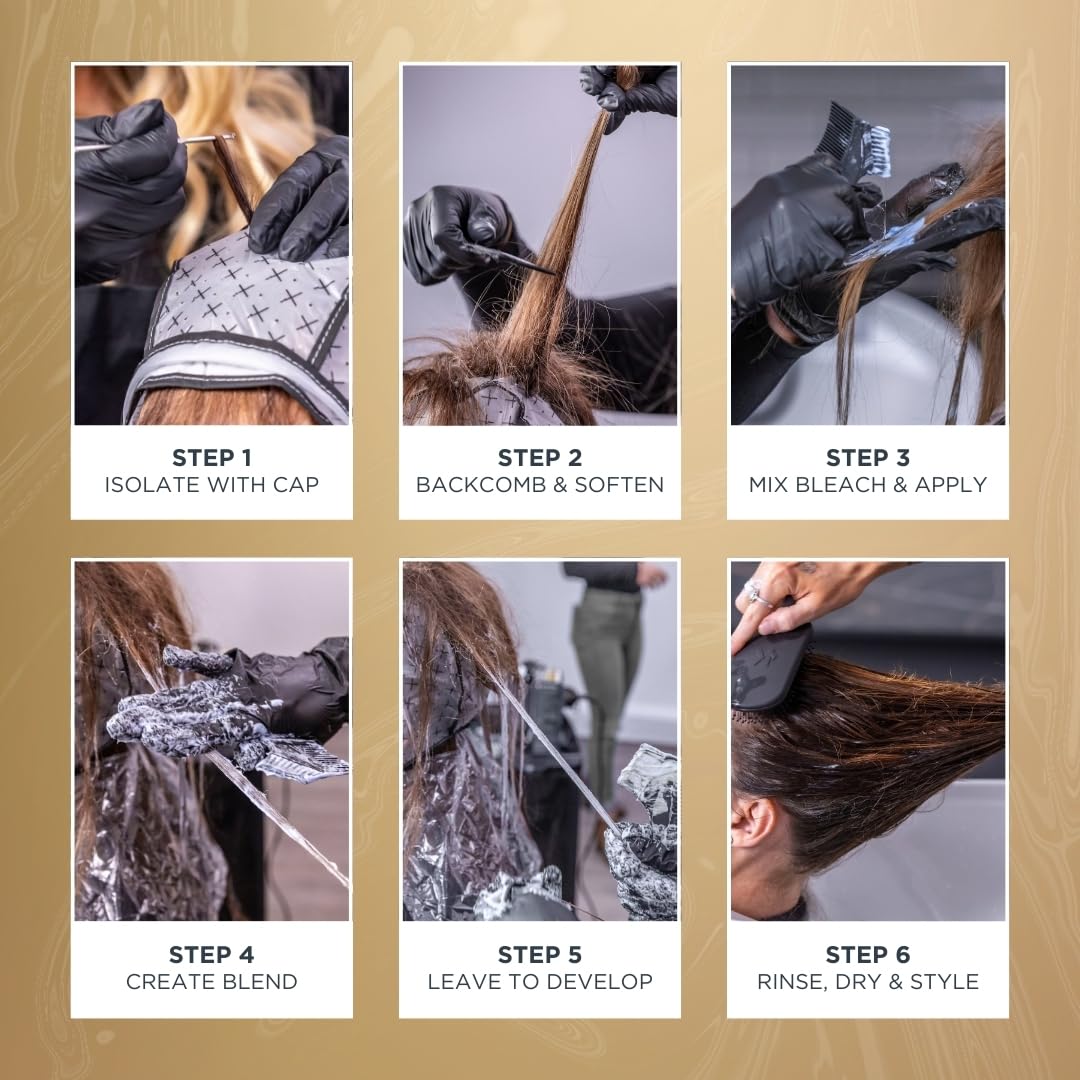 Jerome Russell Bblonde Maximum Blonding Balayage Kit for Up to 7 Levels Lift 4