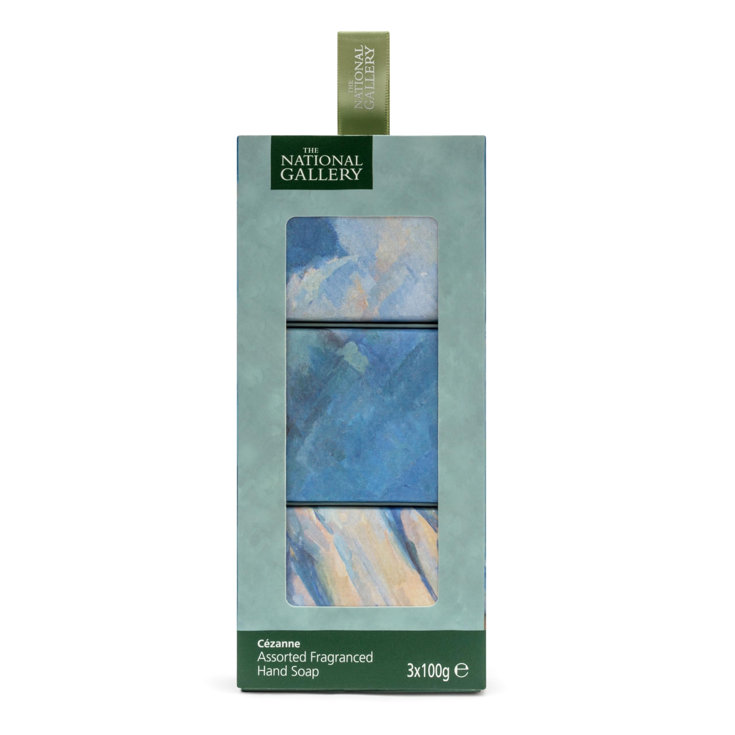 Kokomo National Gallery Trio of Soaps Gift Set – 3 x 100g Bars Inspired by Cézanne