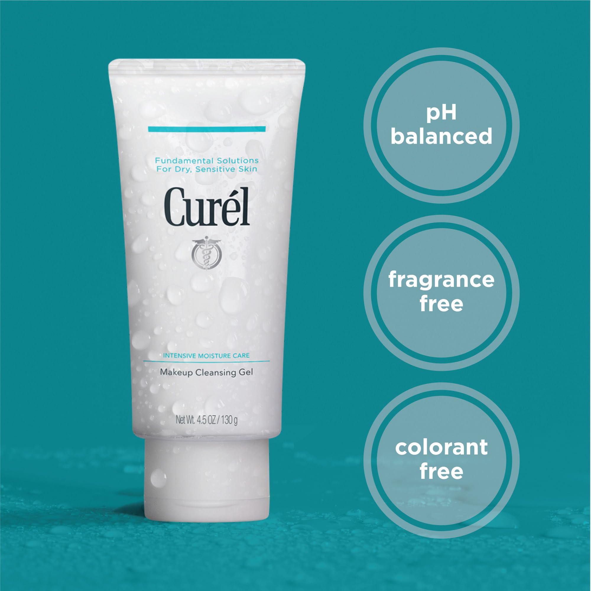 Curél Makeup Cleansing Gel 130g for Dry and Sensitive Skin - Ceramide Protecting
