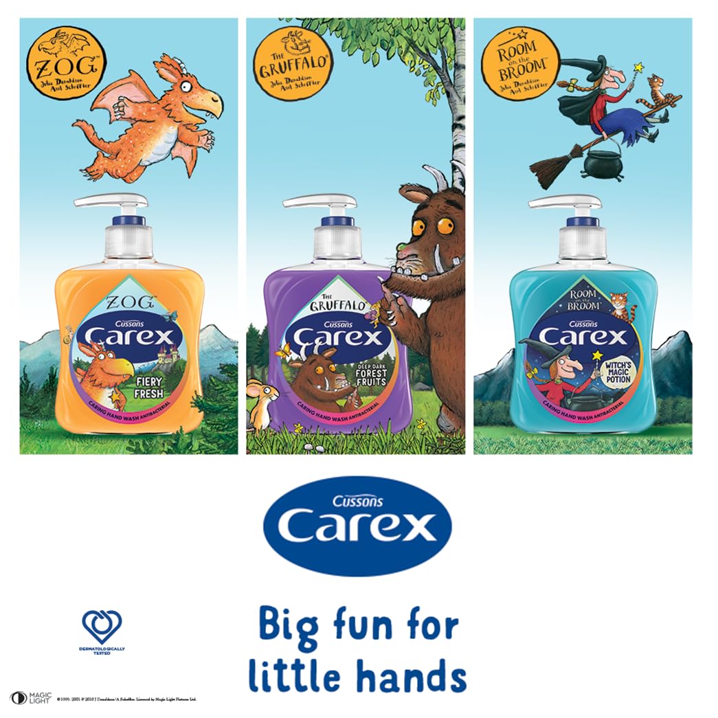 CAREX ZOG Fiery Fresh Antibacterial Hand Wash, Bulk Pack of 6, 1kg 5