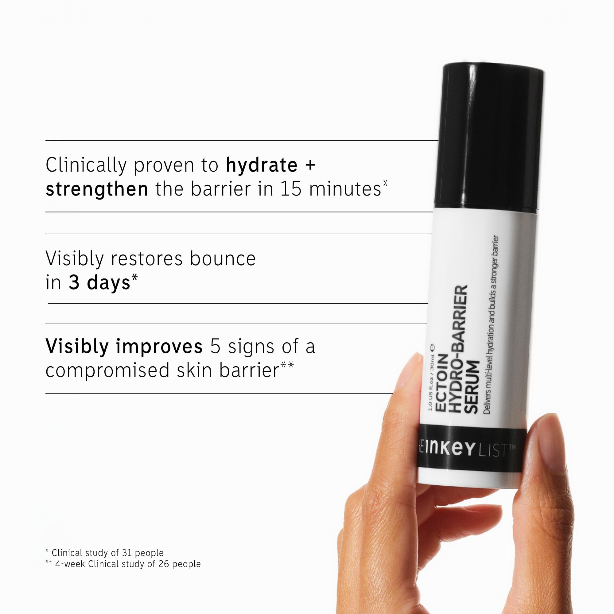 The INKEY List Ectoin Hydro-Barrier Serum 30ml for Deep Hydration and Barrier Repair 5
