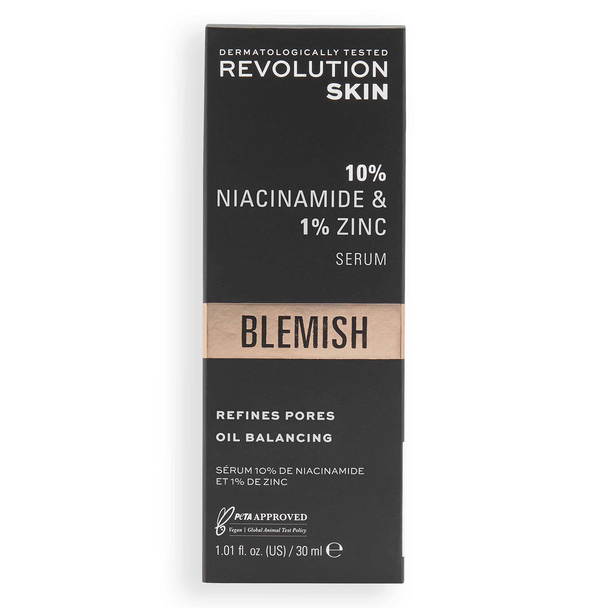Revolution Skincare London 10% Niacinamide + 1% Zinc Serum for Blemishes and Pores, 30 ml 4
